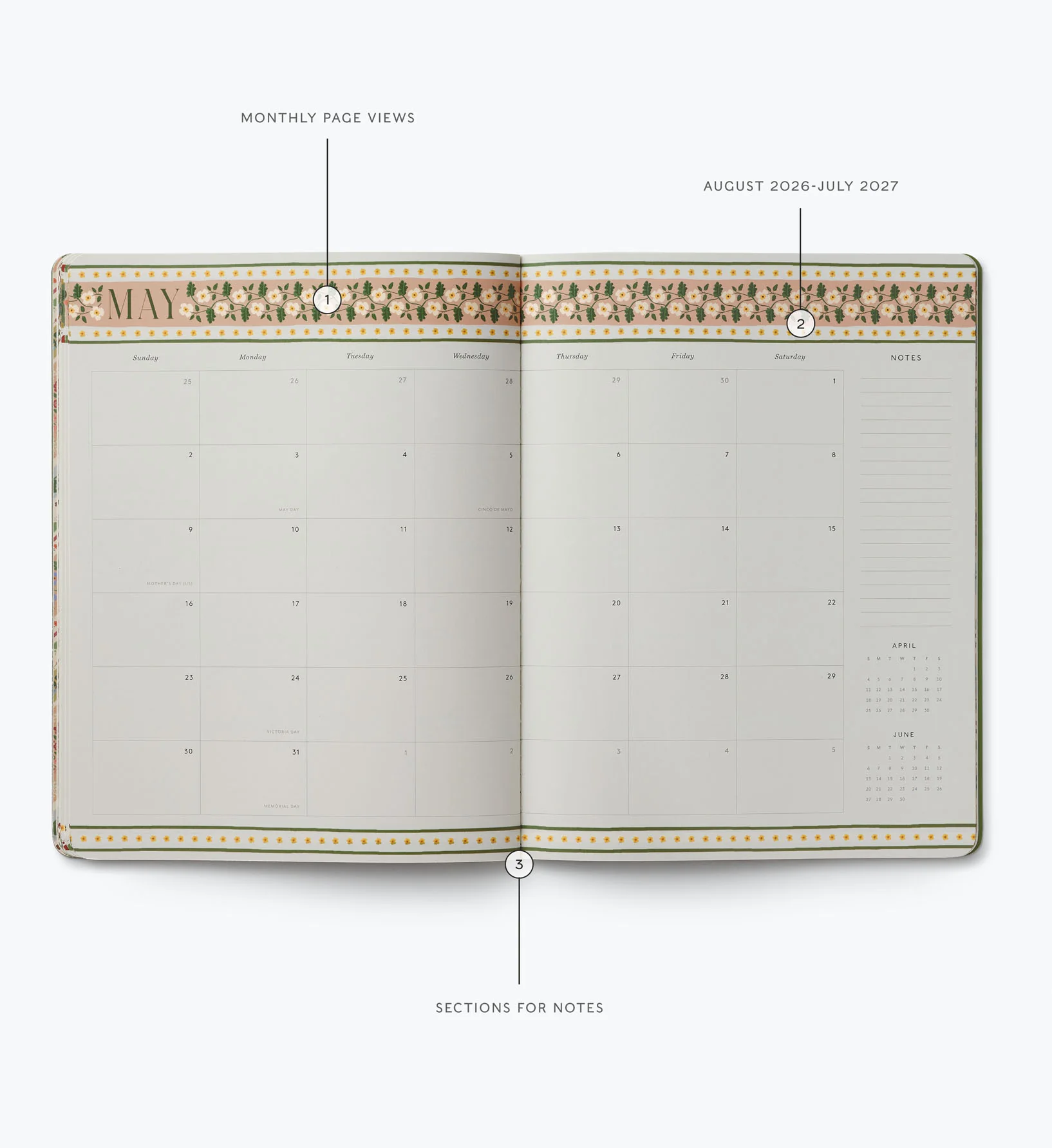 2026-2027 12-Month Academic Appointment Notebook - Paisley - Image 6