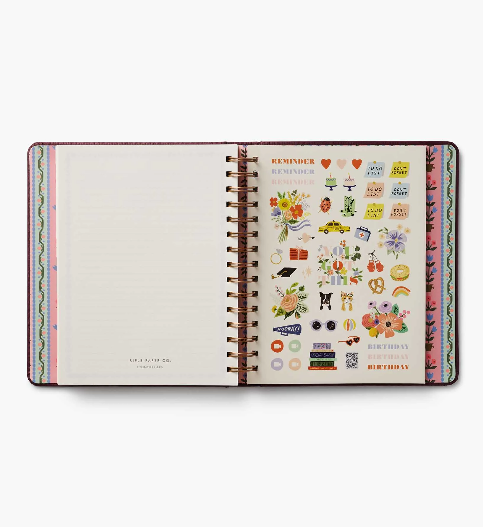 2026-2027 17-Month Academic Covered Spiral Planner - Ladies Night Book Club - Image 7