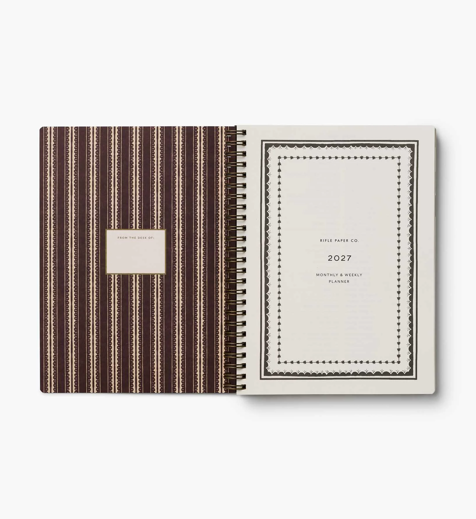 2027 12-Month Softcover Spiral Planner - Sage Hydrangea - Image 3