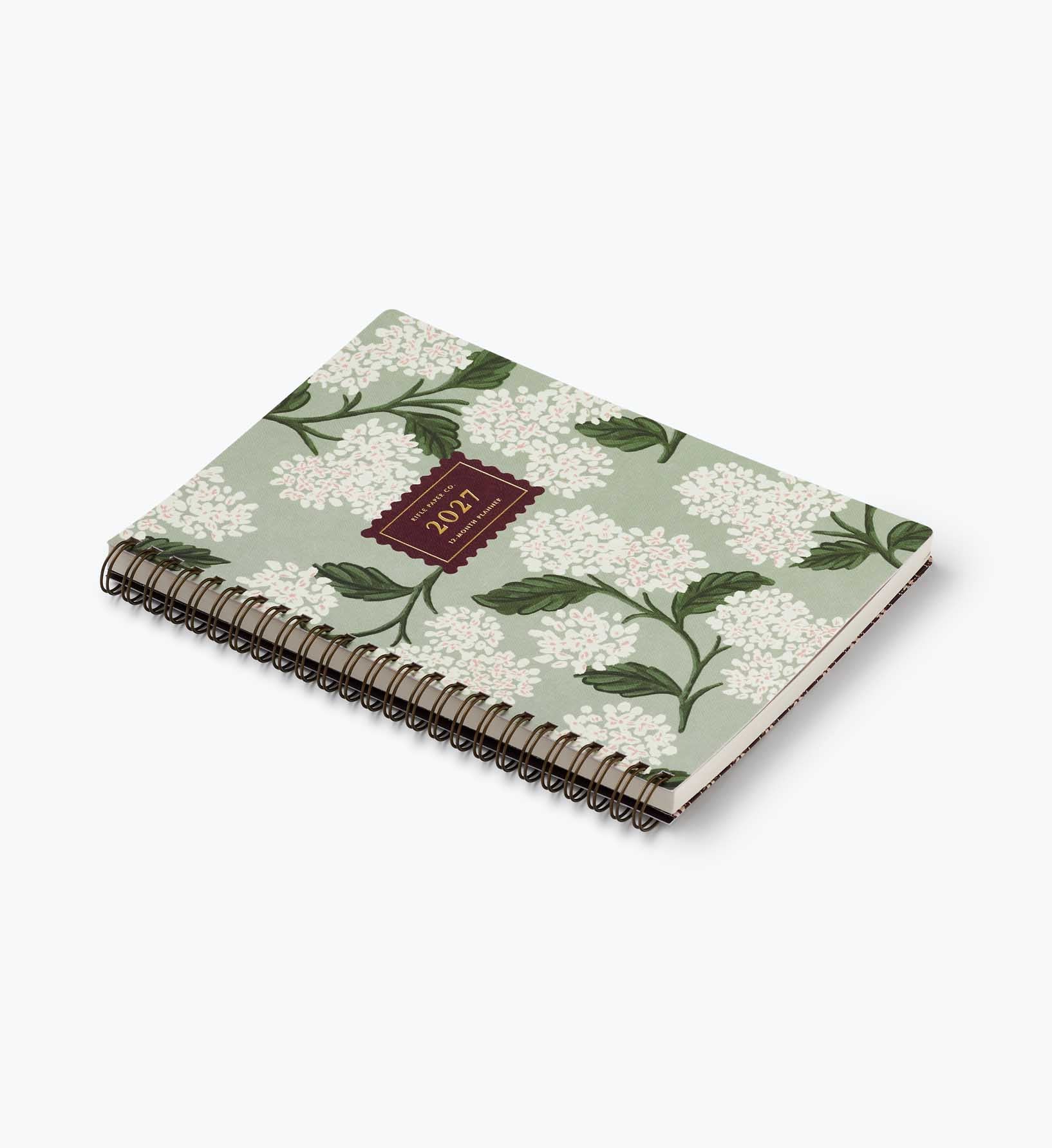 2027 12-Month Softcover Spiral Planner - Sage Hydrangea - Image 8