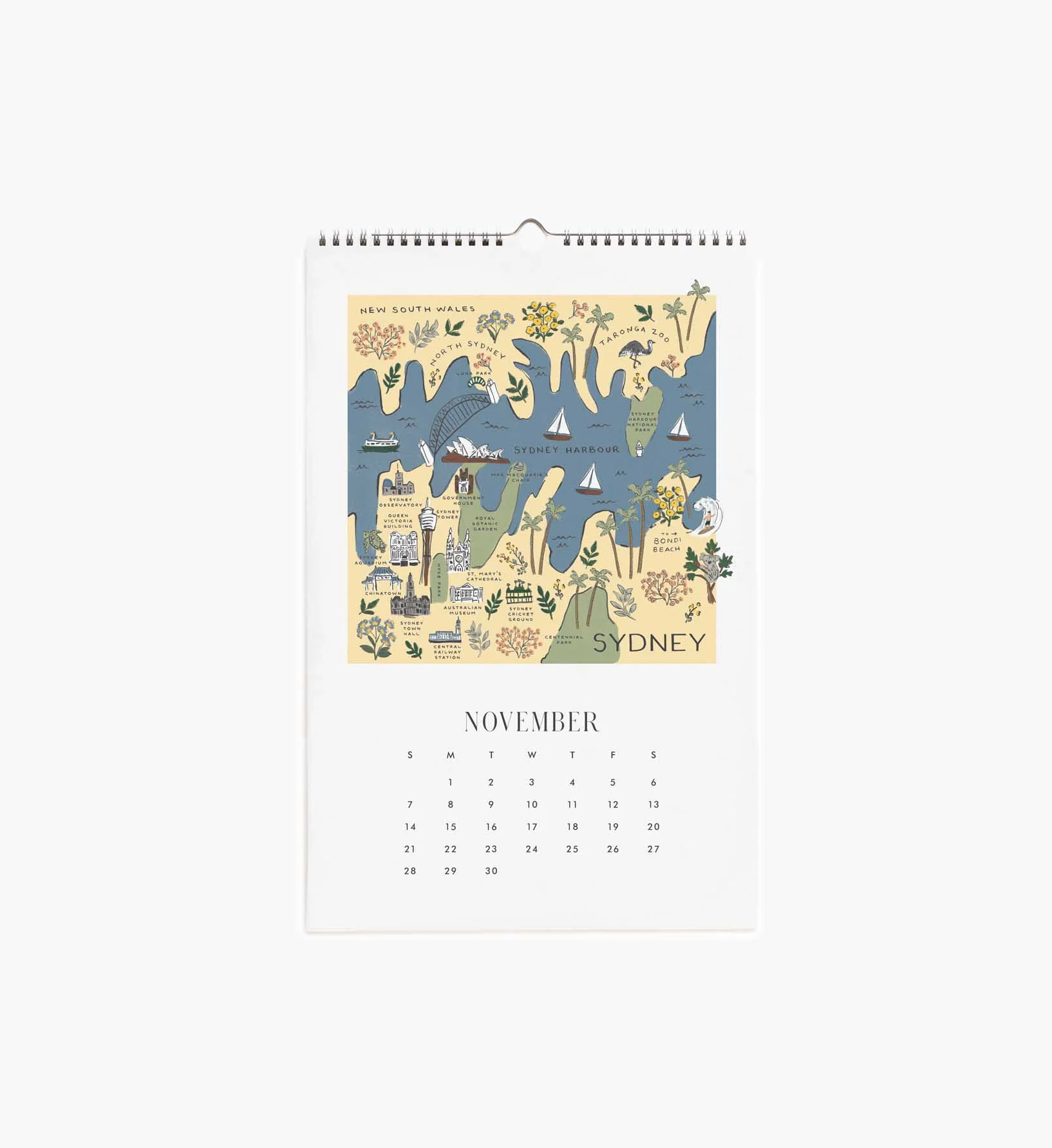2027 Wall Calendar - Travel Sketches - Image 12
