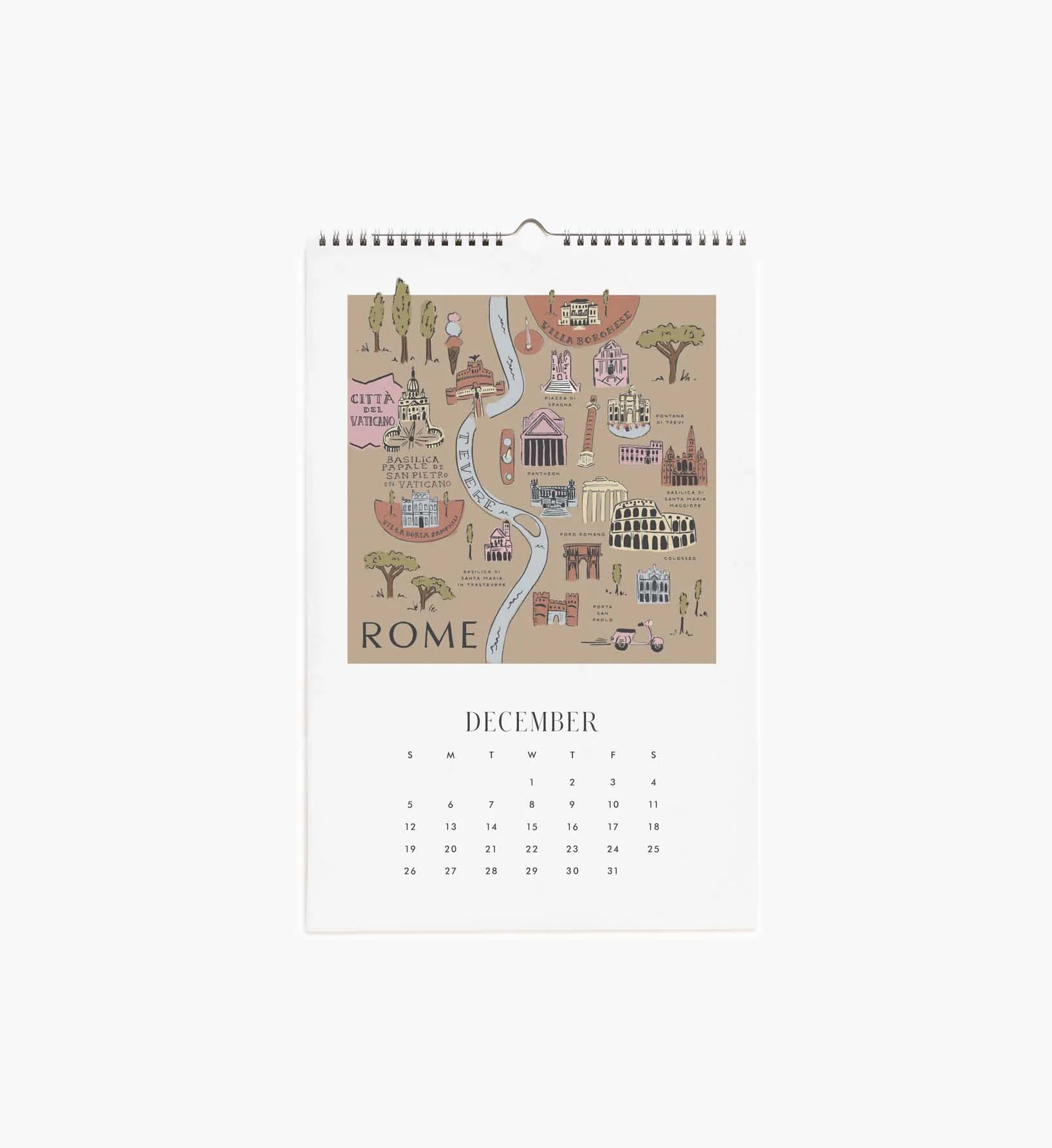 2027 Wall Calendar - Travel Sketches - Image 13