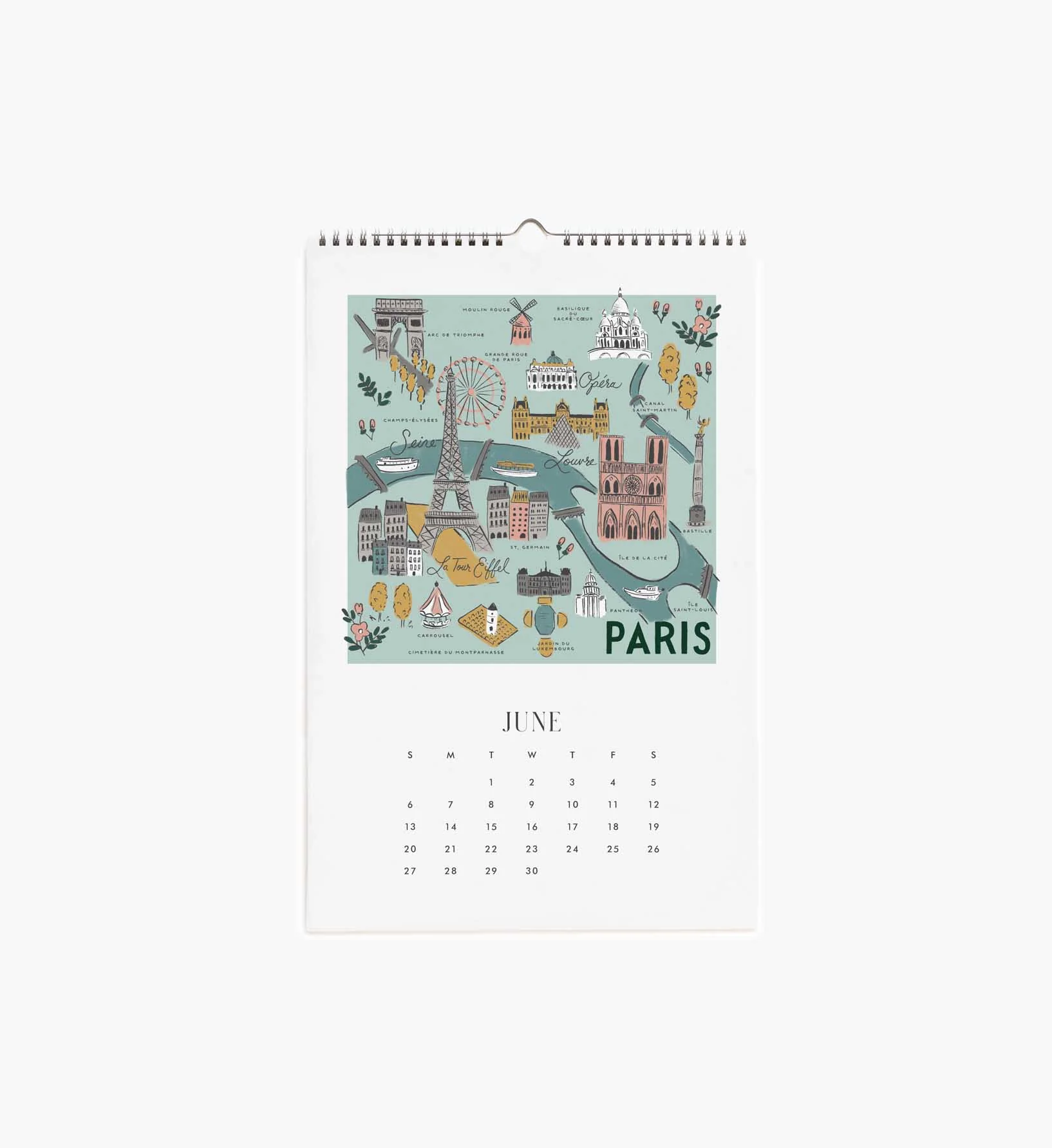 2027 Wall Calendar - Travel Sketches - Image 7