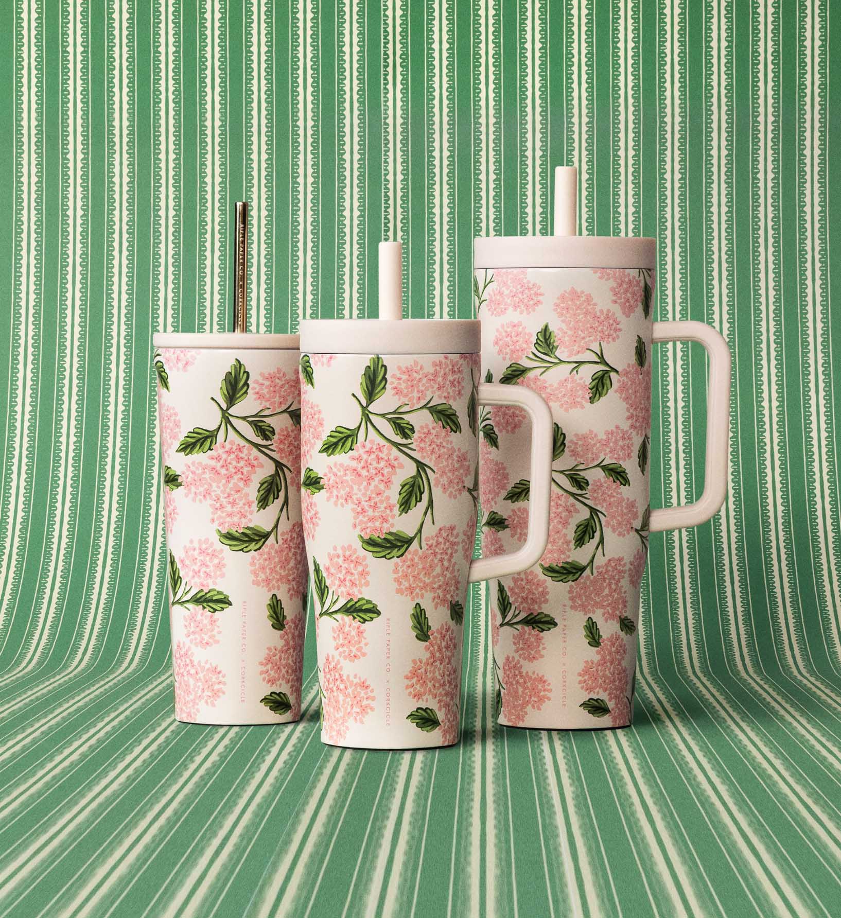 22 oz. Cruiser Cup - Pink Hydrangea - Image 2