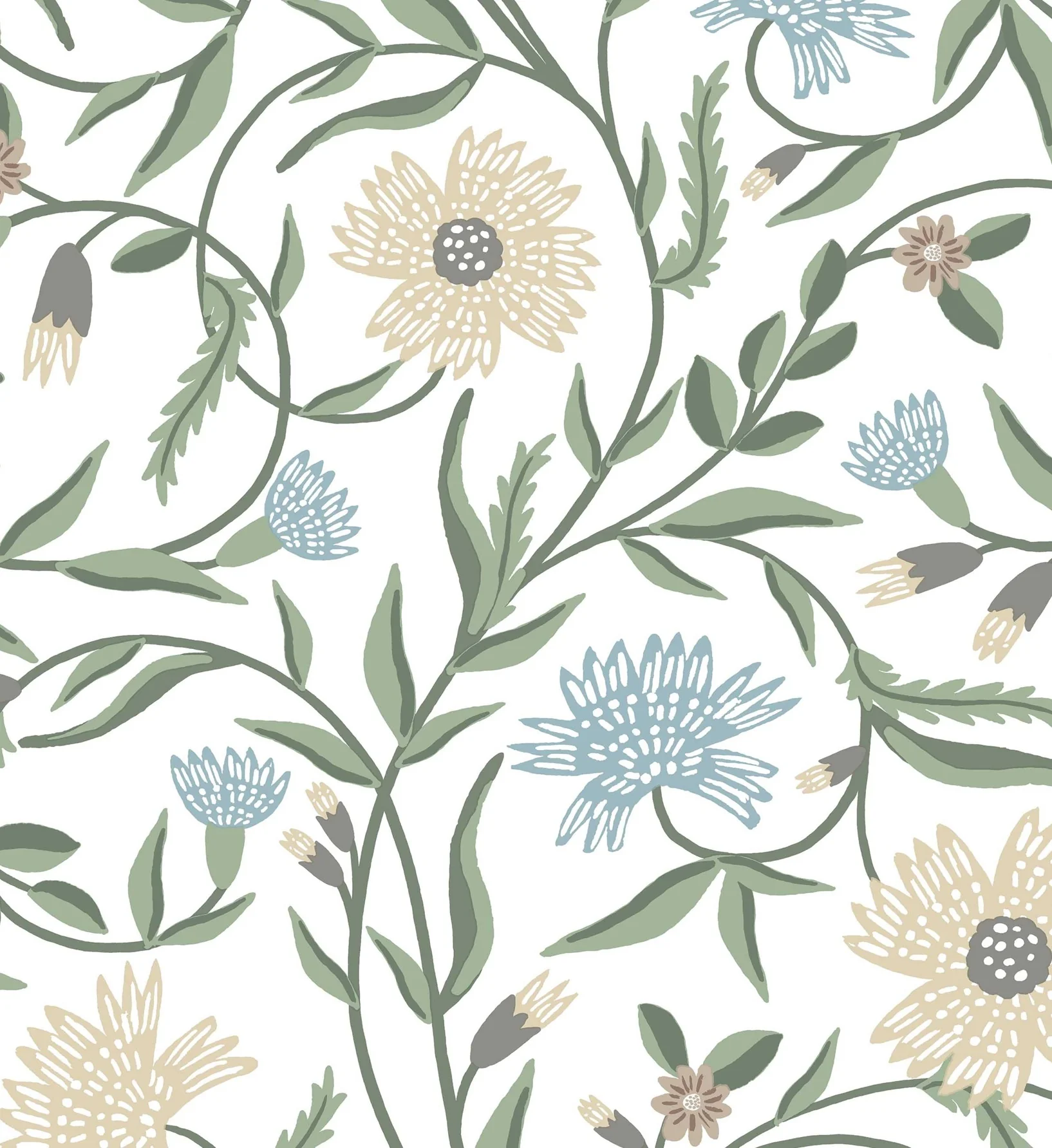Aster Wallpaper - White - Image 3
