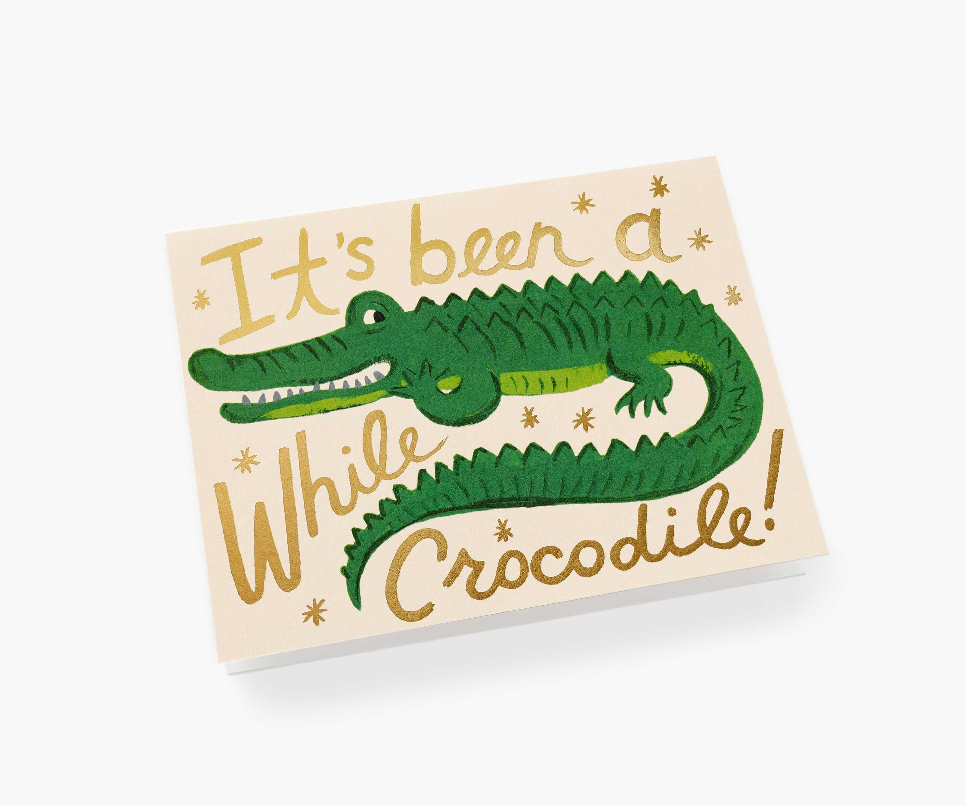 Been a While Crocodile Everyday Card - Single Card - Image 2