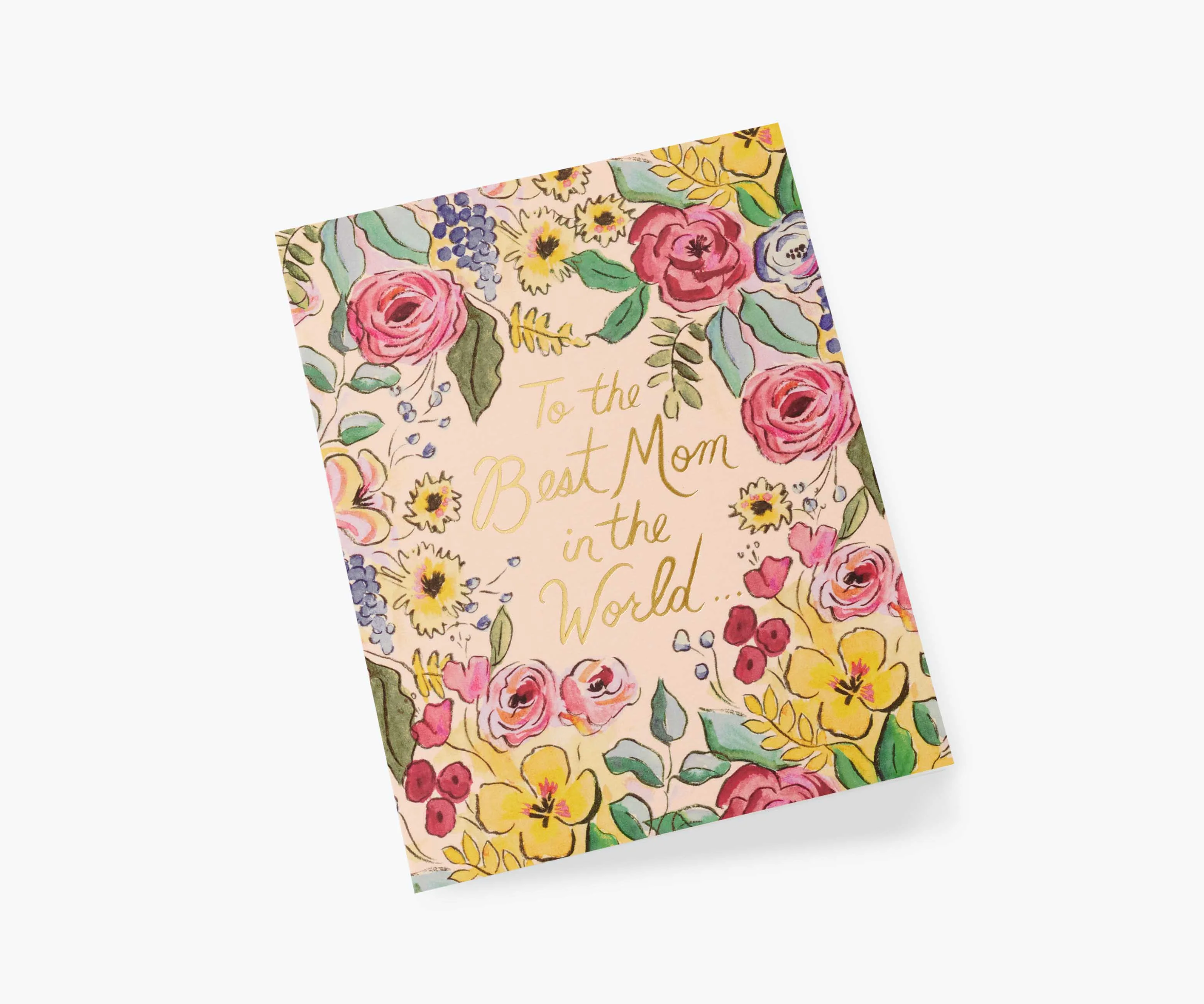 Best Mom in the World Mother's Day Card - Single Card - Image 2