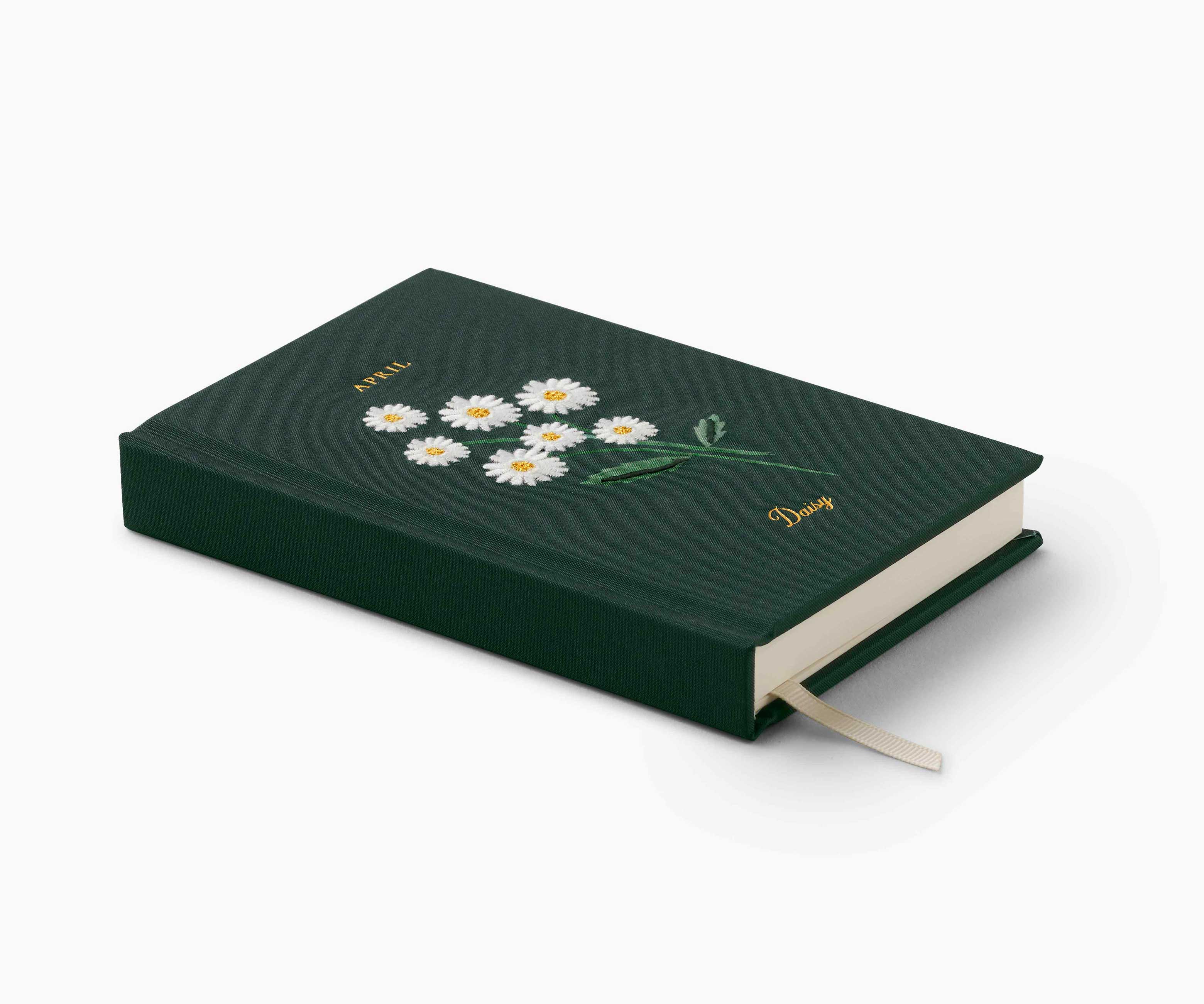 Birth Month Mini Embroidered Journal - April - Image 4