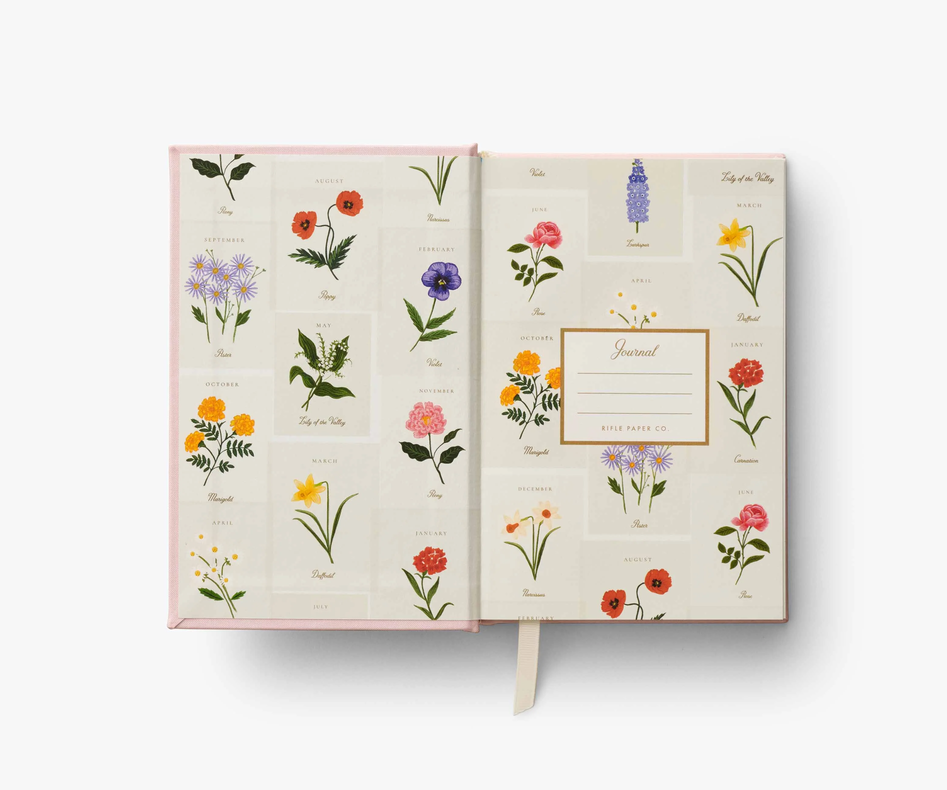 Birth Month Mini Embroidered Journal - July - Image 3