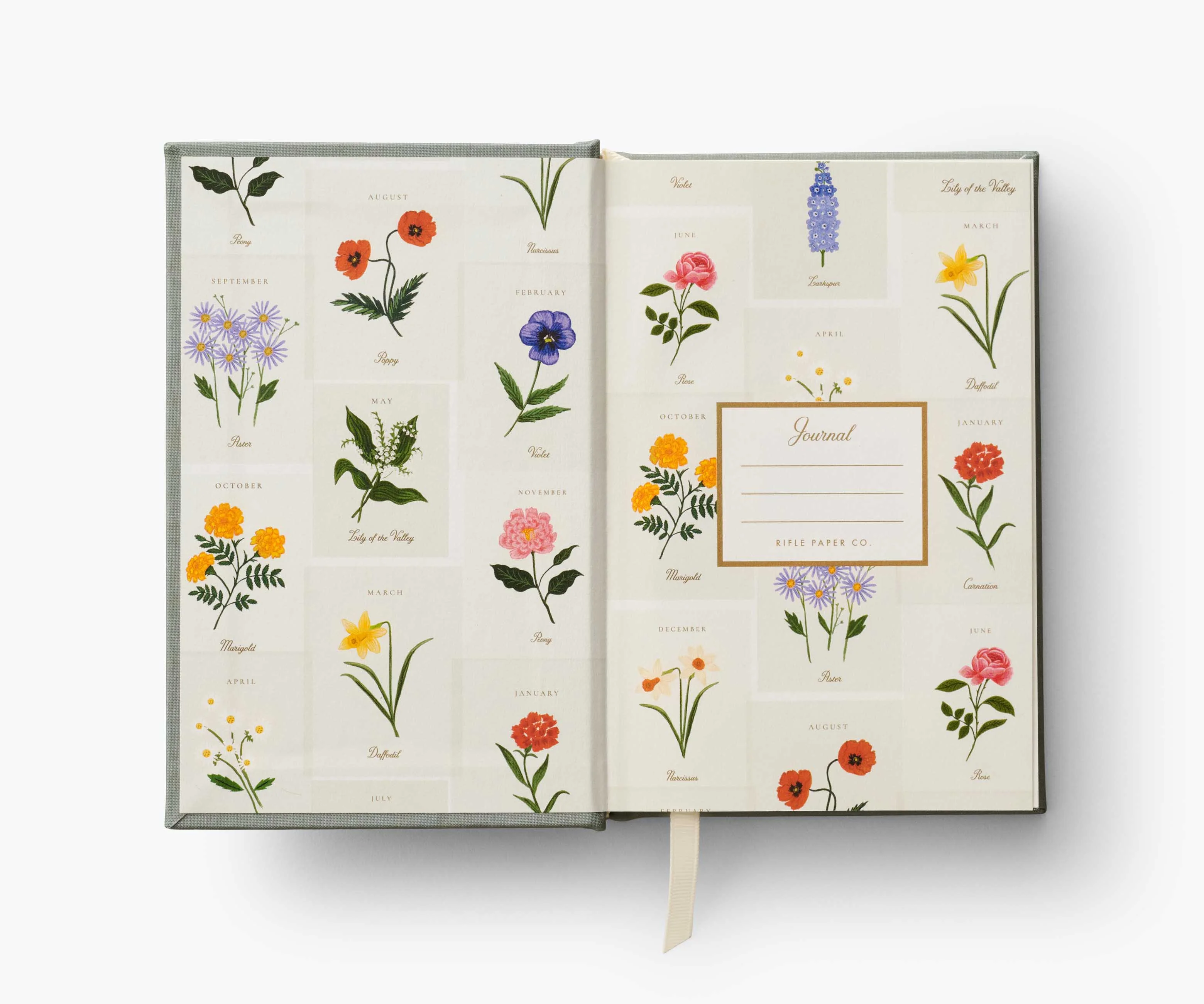 Birth Month Mini Embroidered Journal - May - Image 3