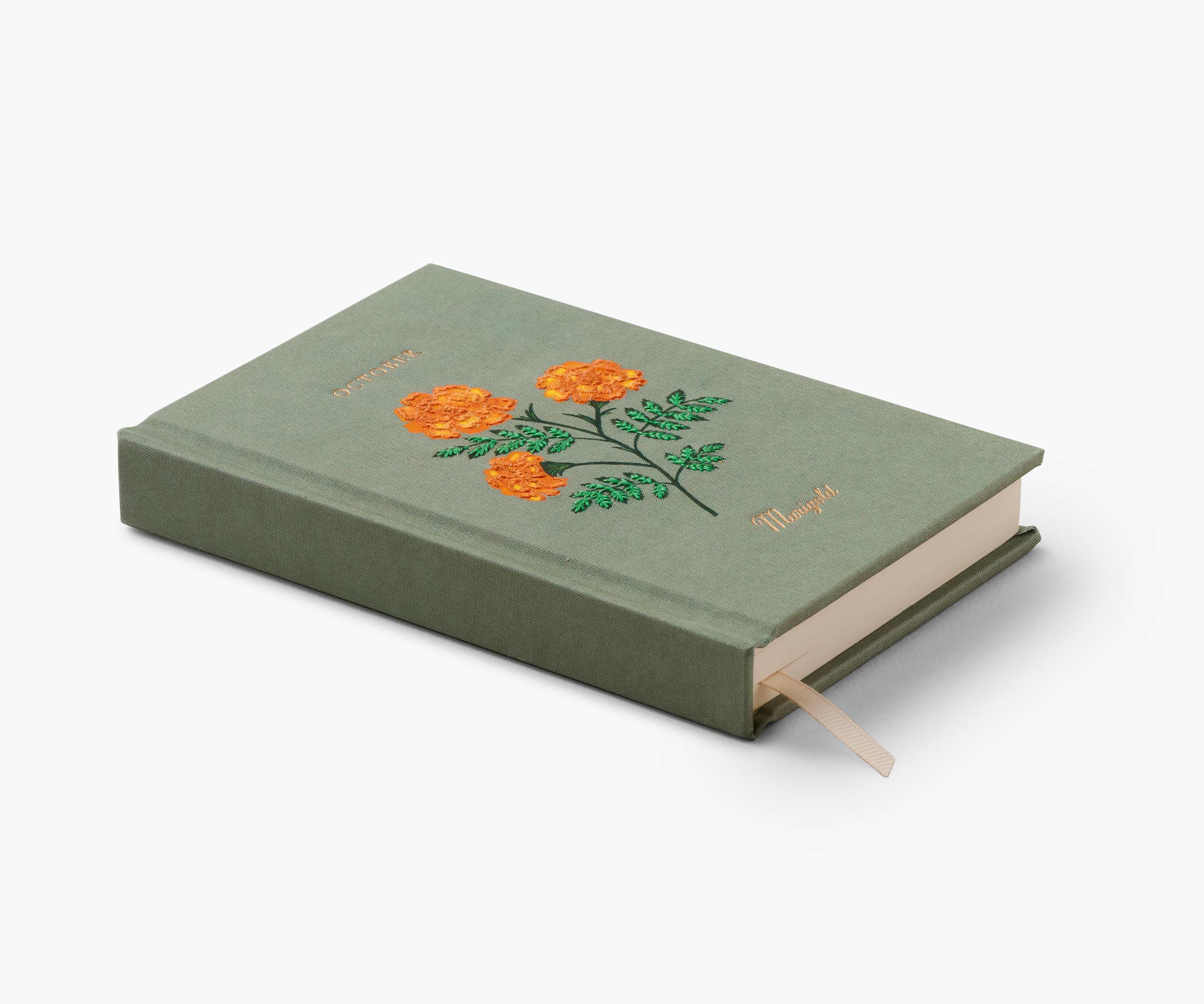 Birth Month Mini Embroidered Journal - October - Image 6