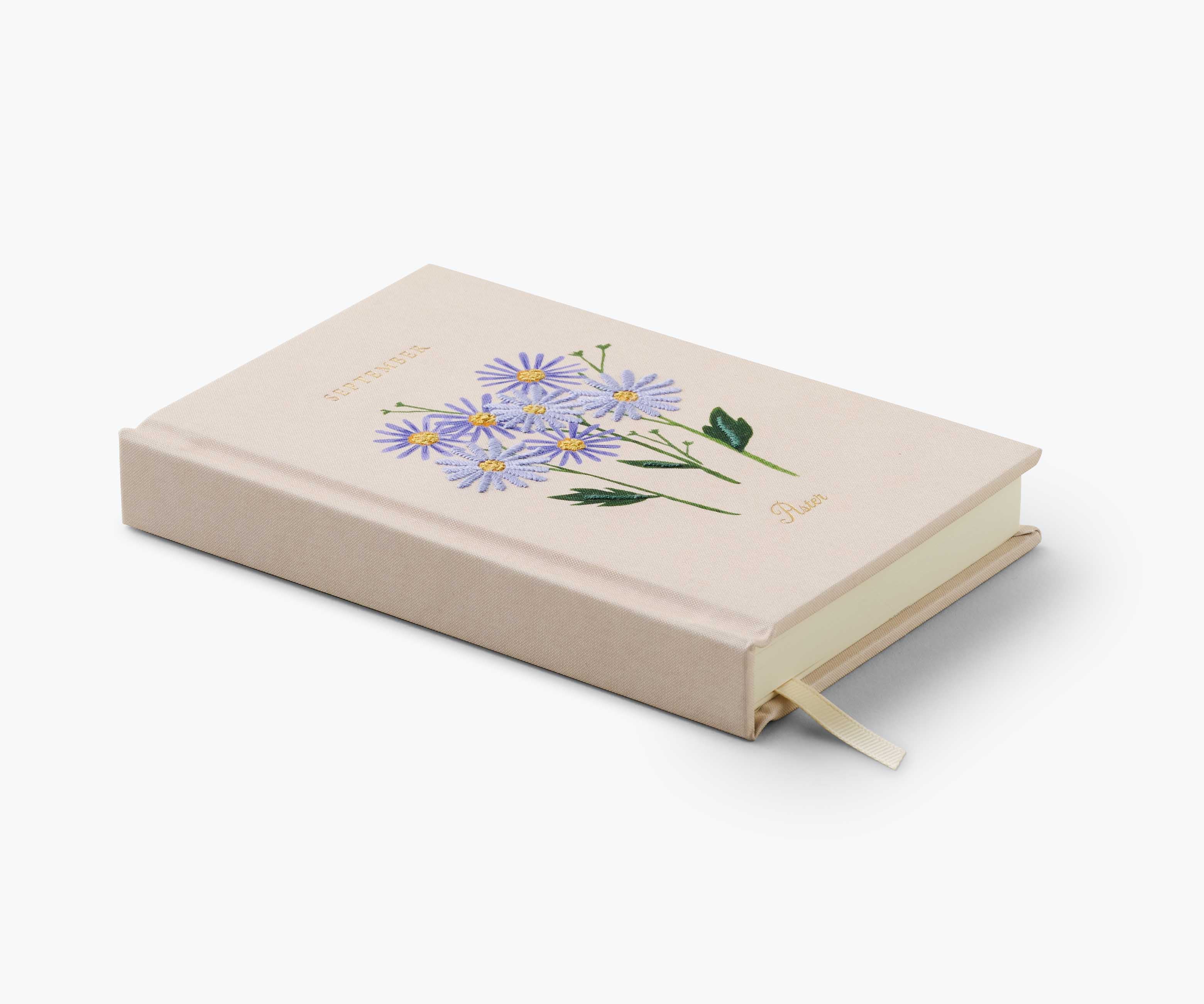Birth Month Mini Embroidered Journal - September - Image 4