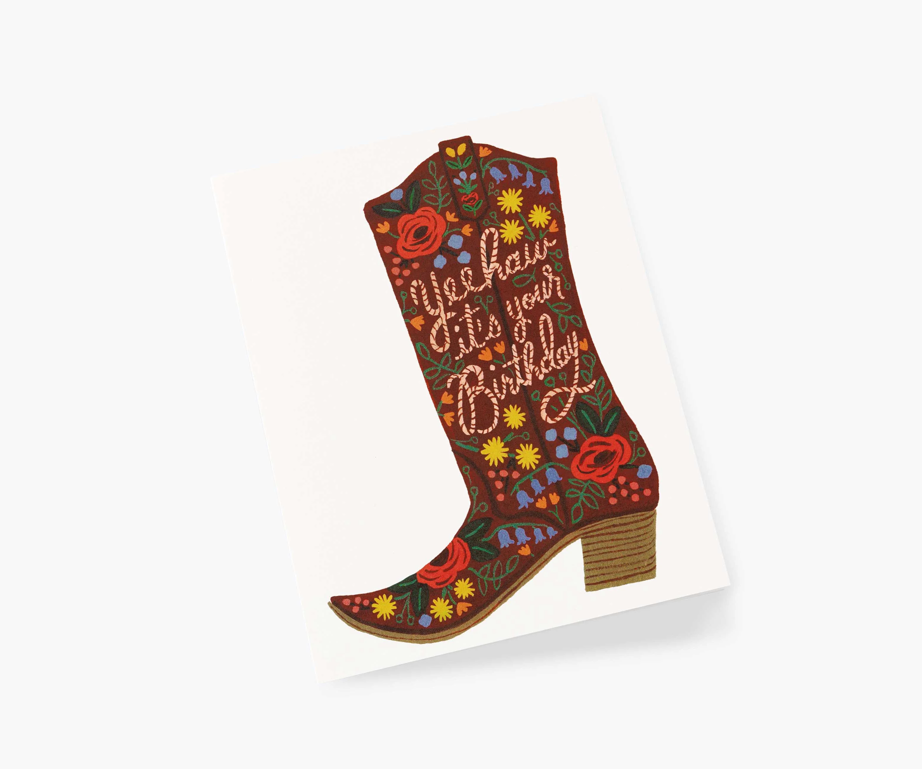 Birthday Boot Birthday Card - Single Card - Image 2