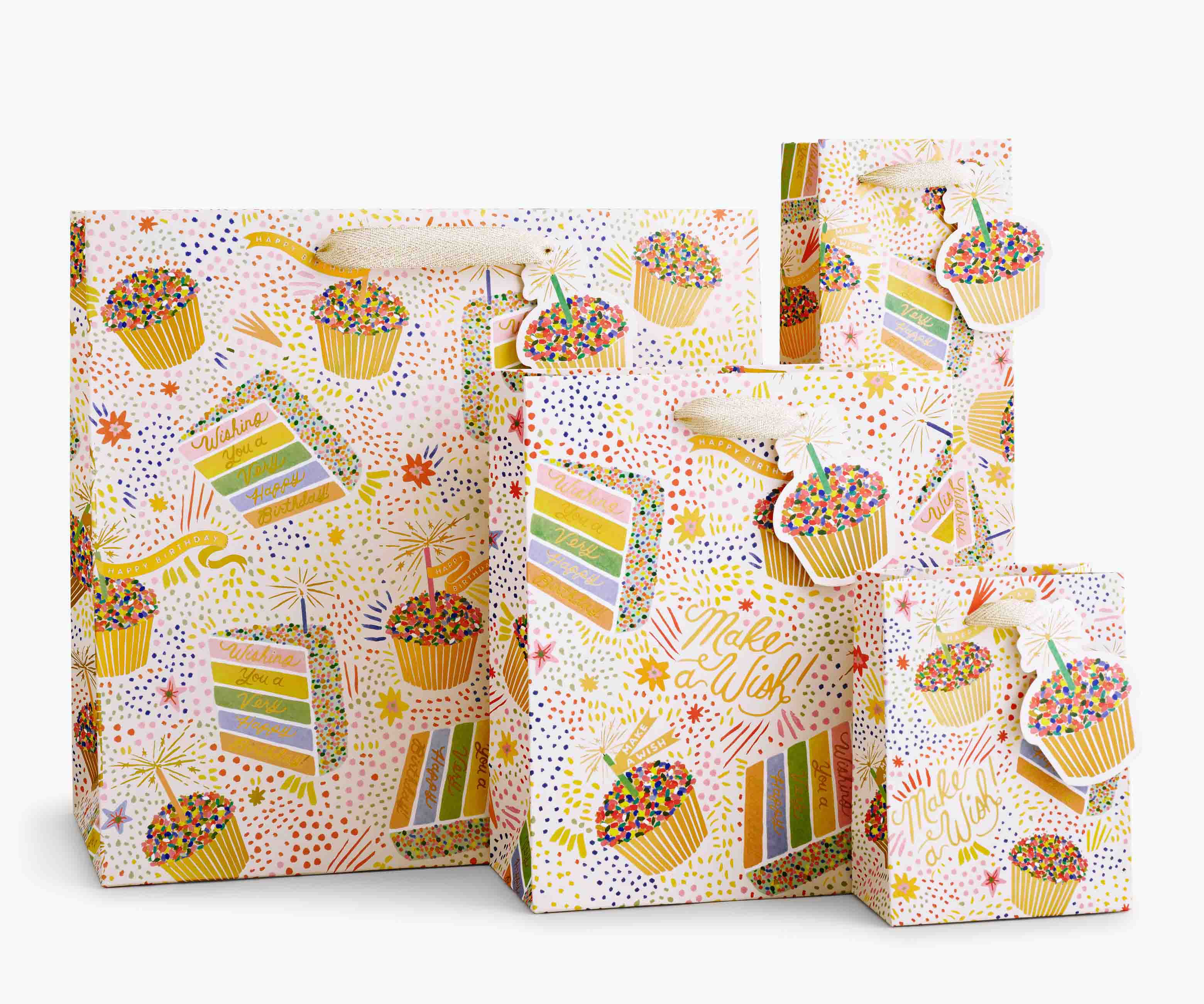 Birthday Cake Small Gift Bag - Image 2