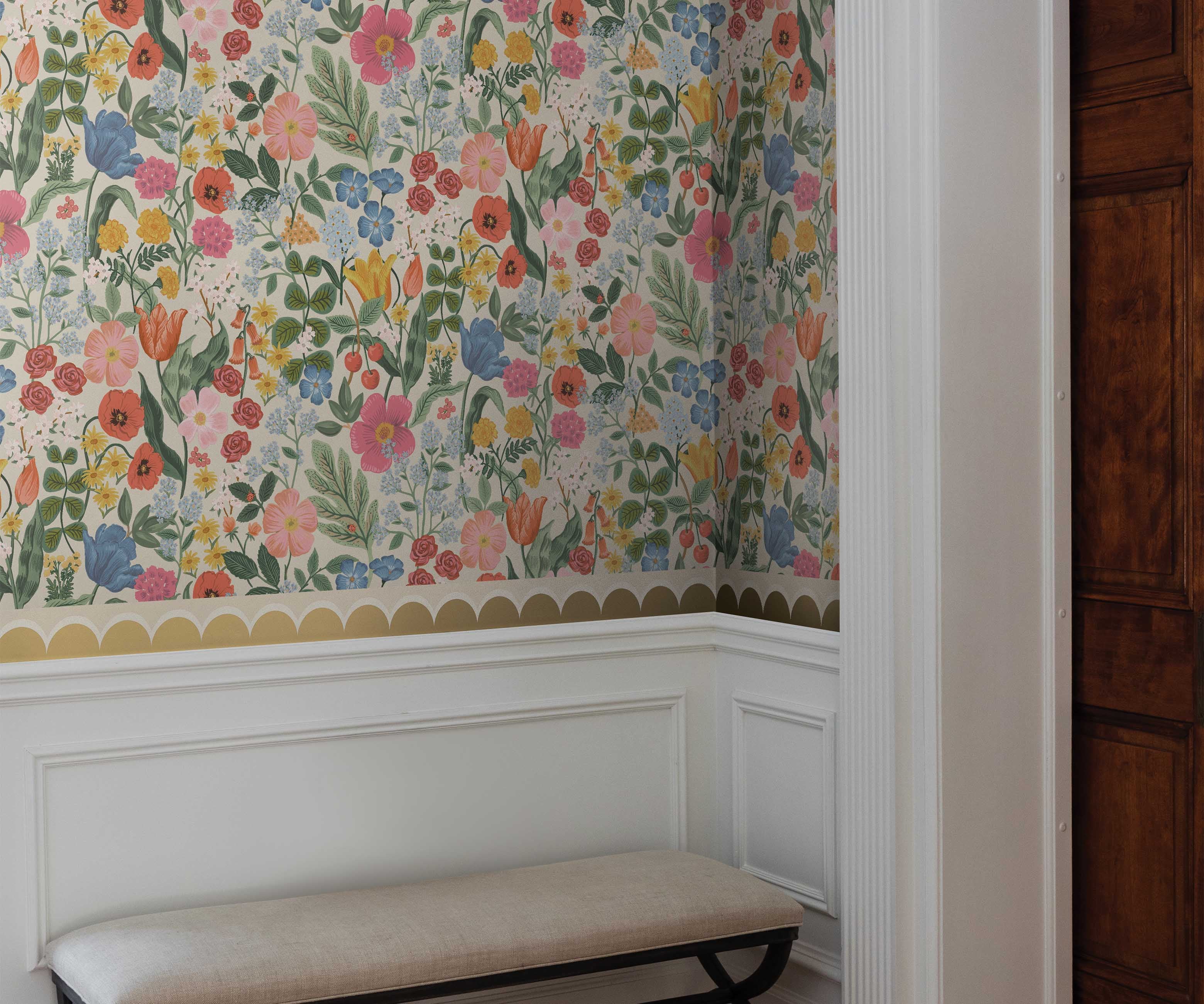 Blossom Wallpaper Sample - Cream - Image 3