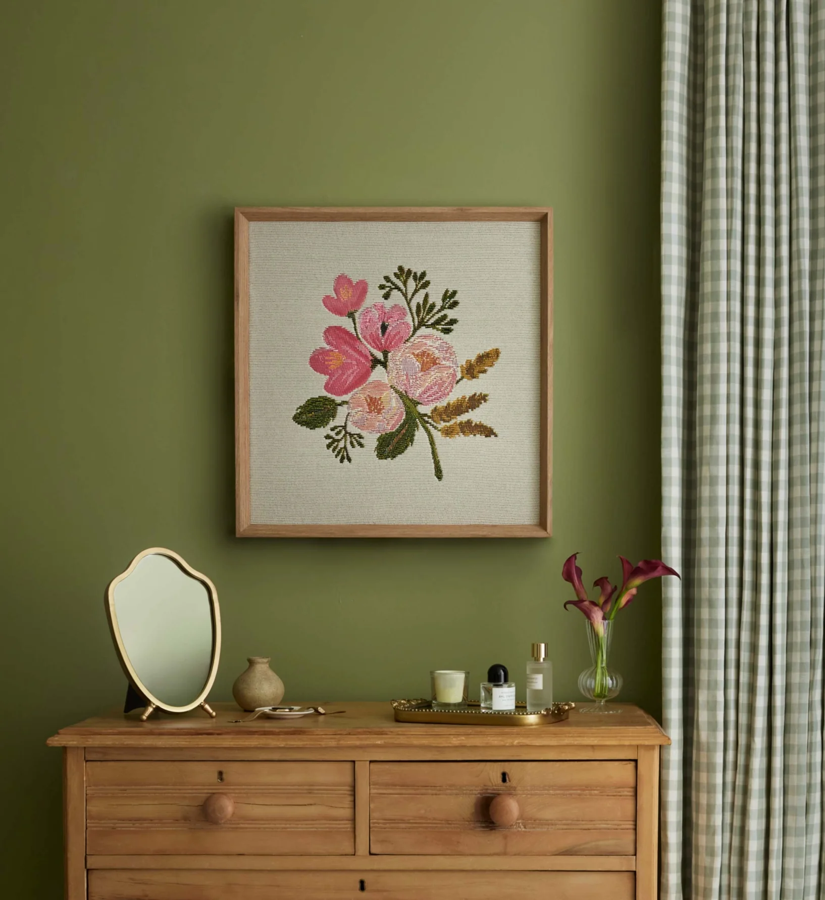 Framed Wall Art - Rose Botanical - Image 2