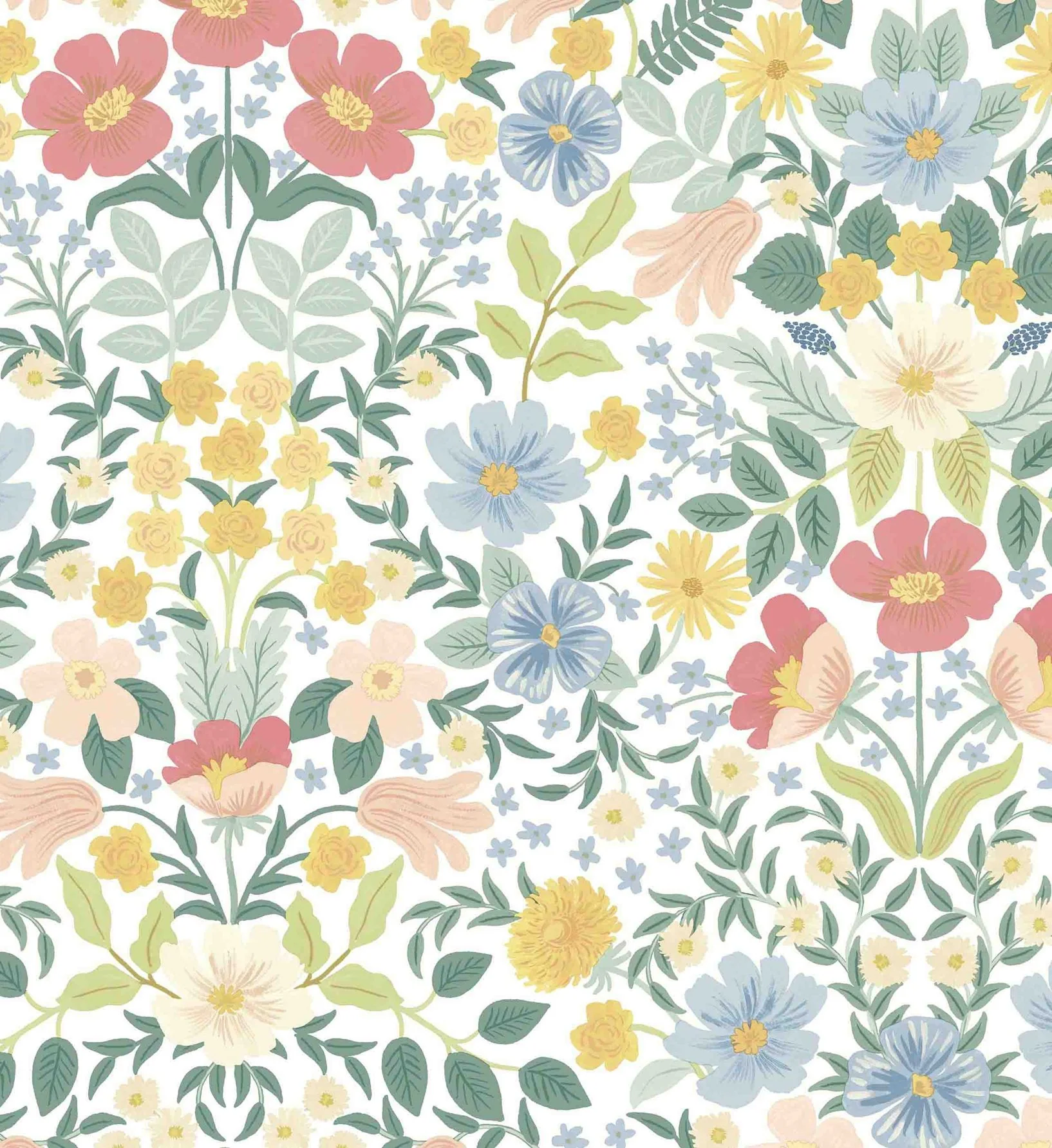 Bramble Garden Peel & Stick Wallpaper - Pastel Multi - Image 3