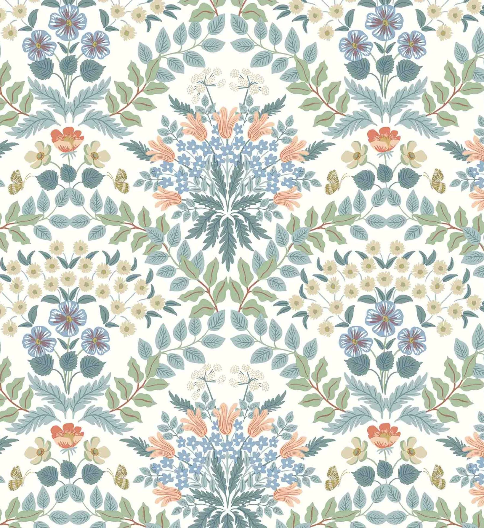 Bramble Wallpaper - White - Image 3