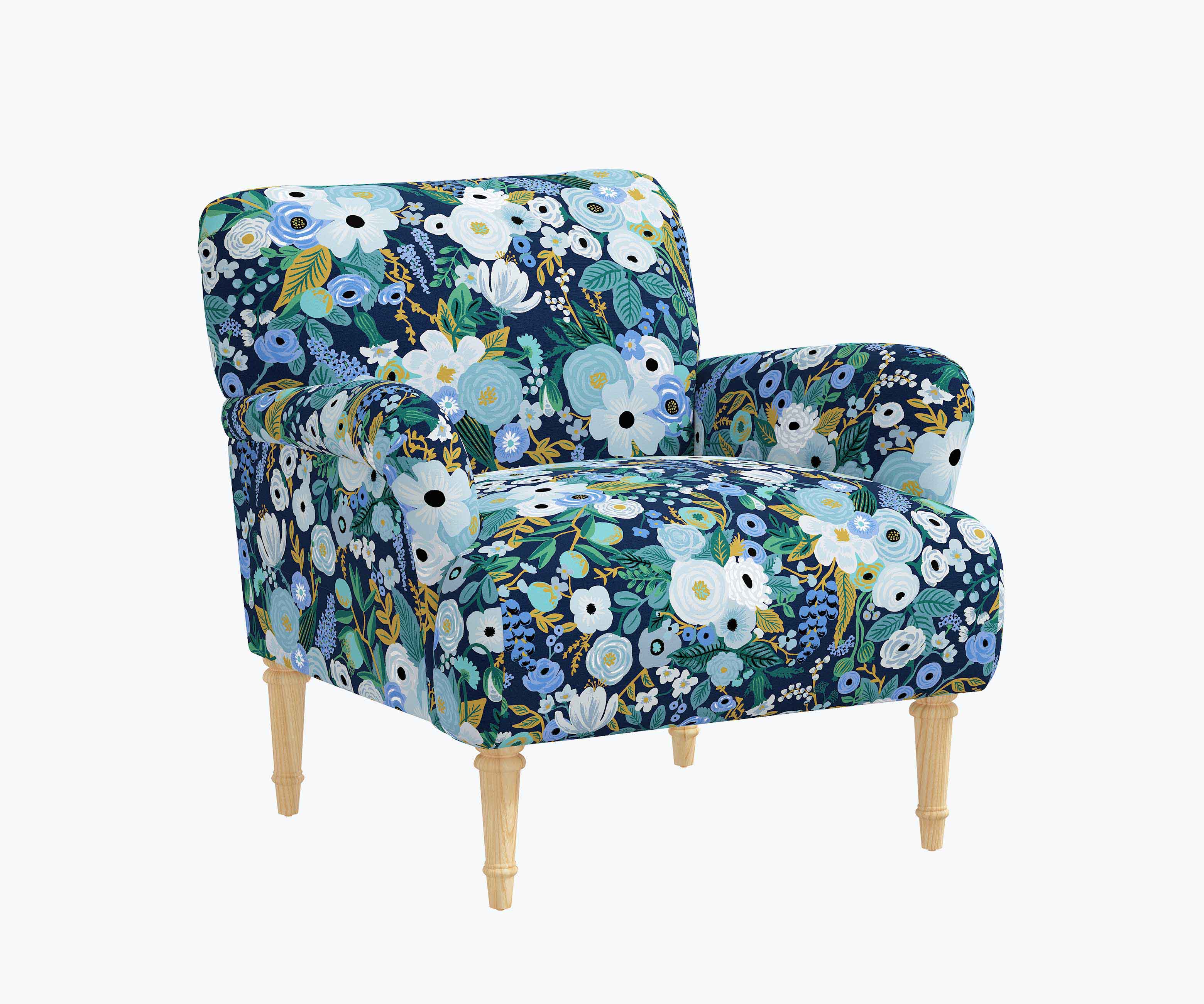 Bristol Armchair - Garden Party Blue - Image 8