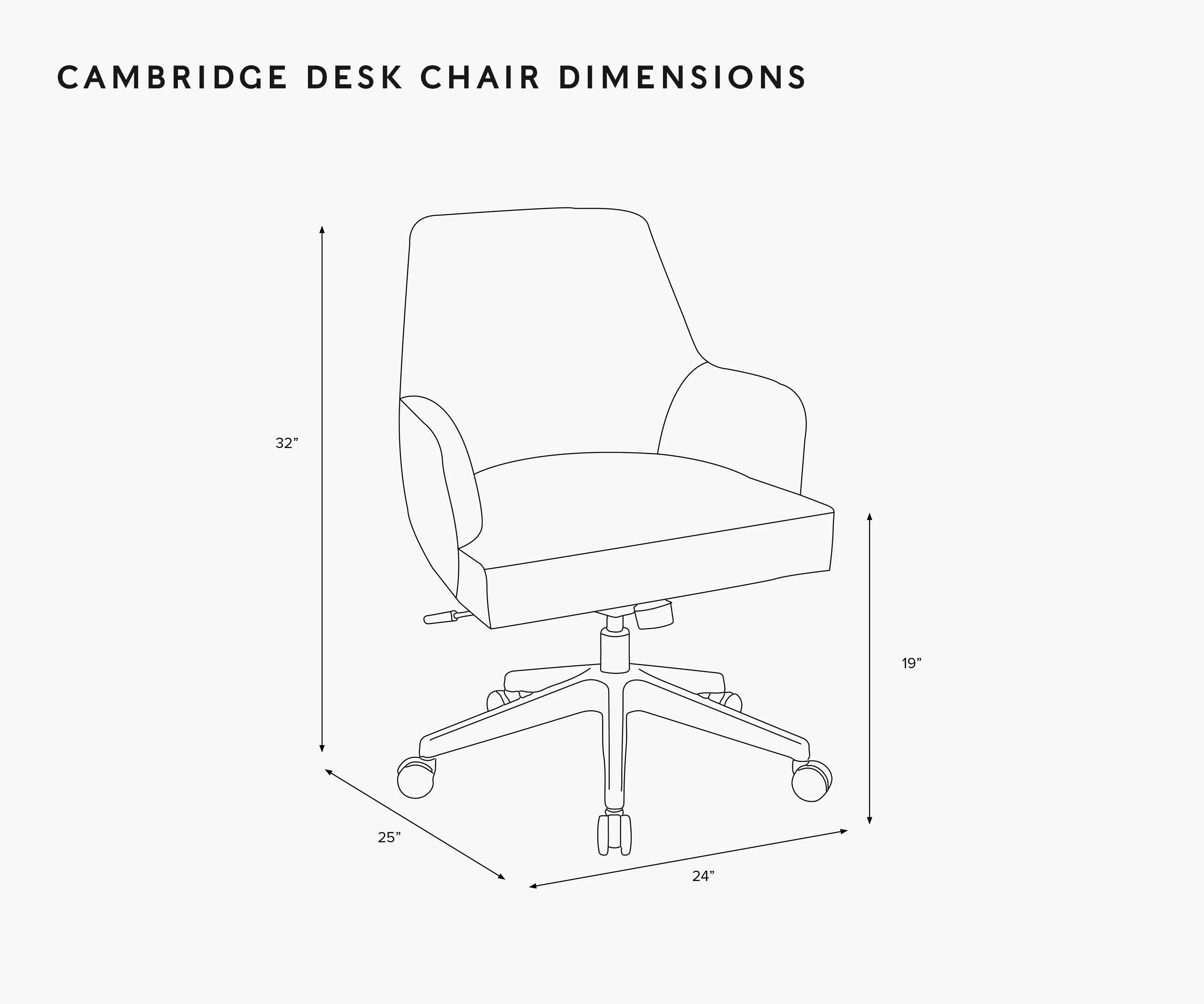 Cambridge Desk Chair - Aviary - Image 10