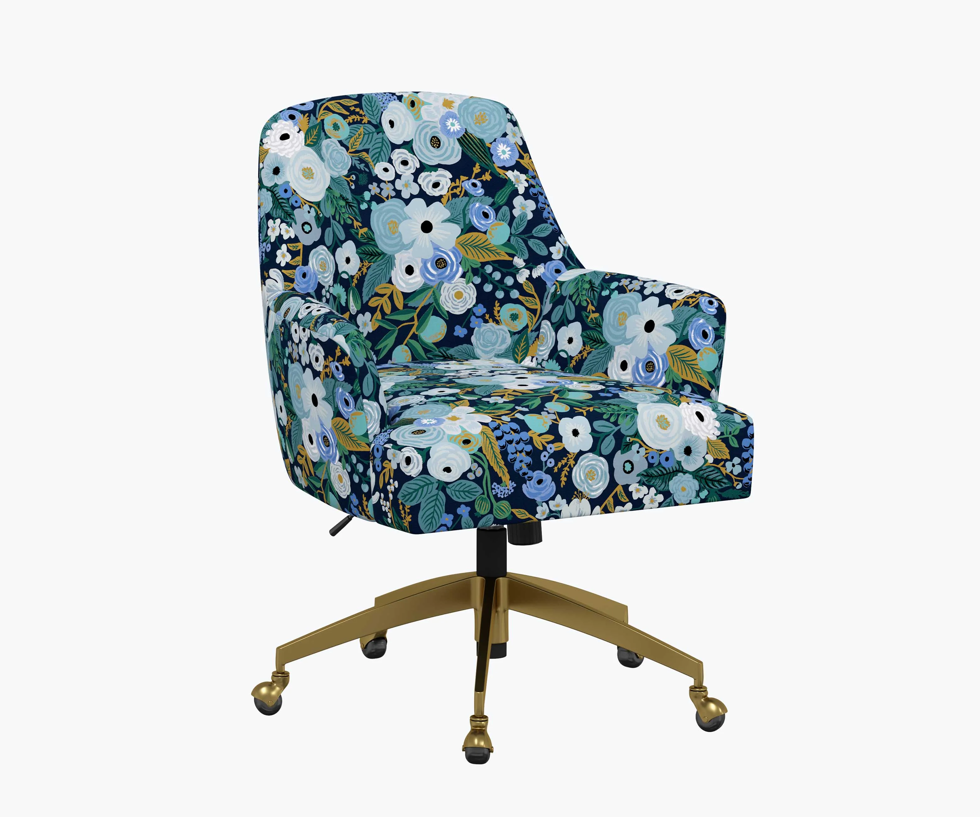 Cambridge Desk Chair - Garden Party Blue - Image 7