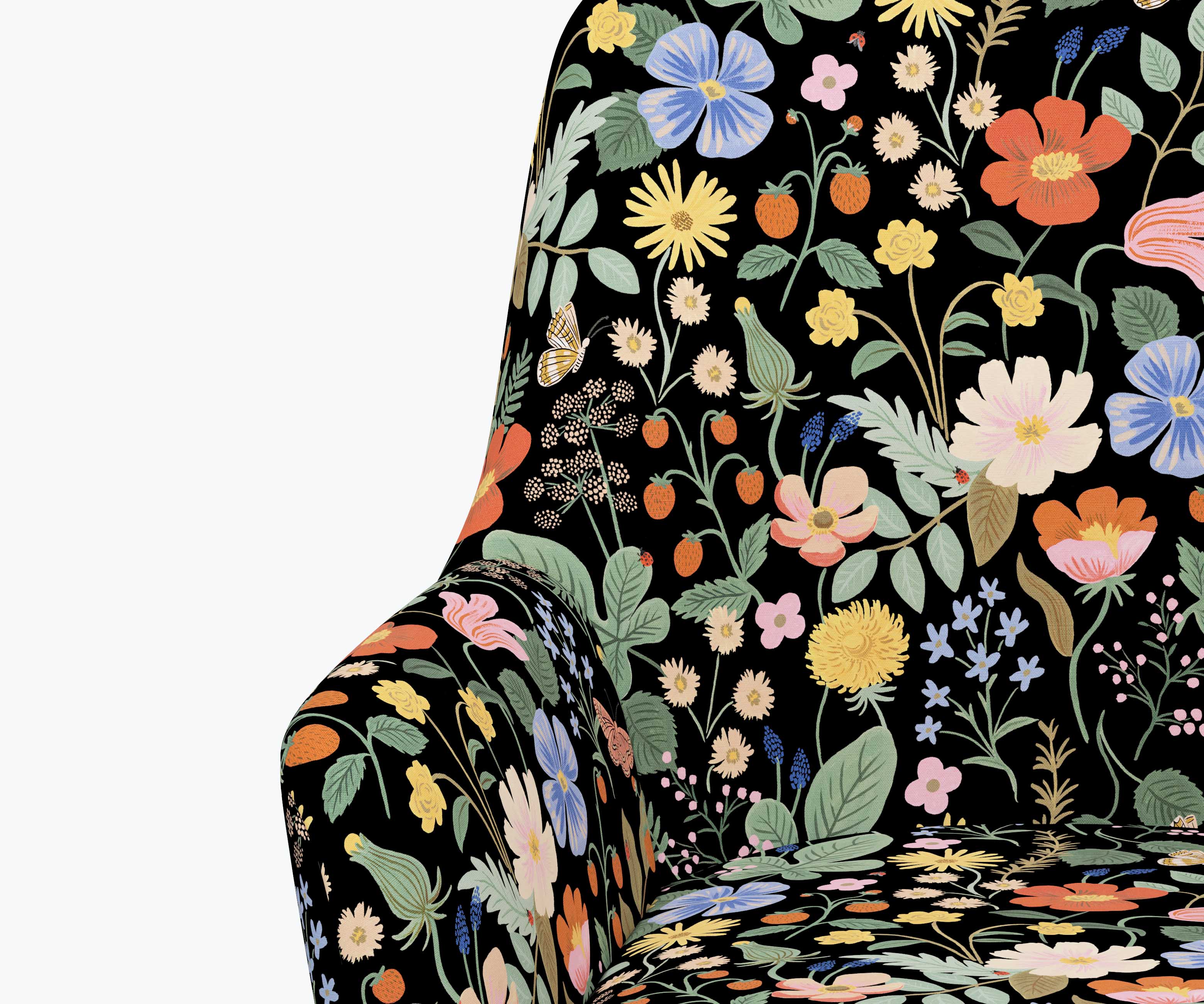 Cambridge Desk Chair - Strawberry Fields - Image 5