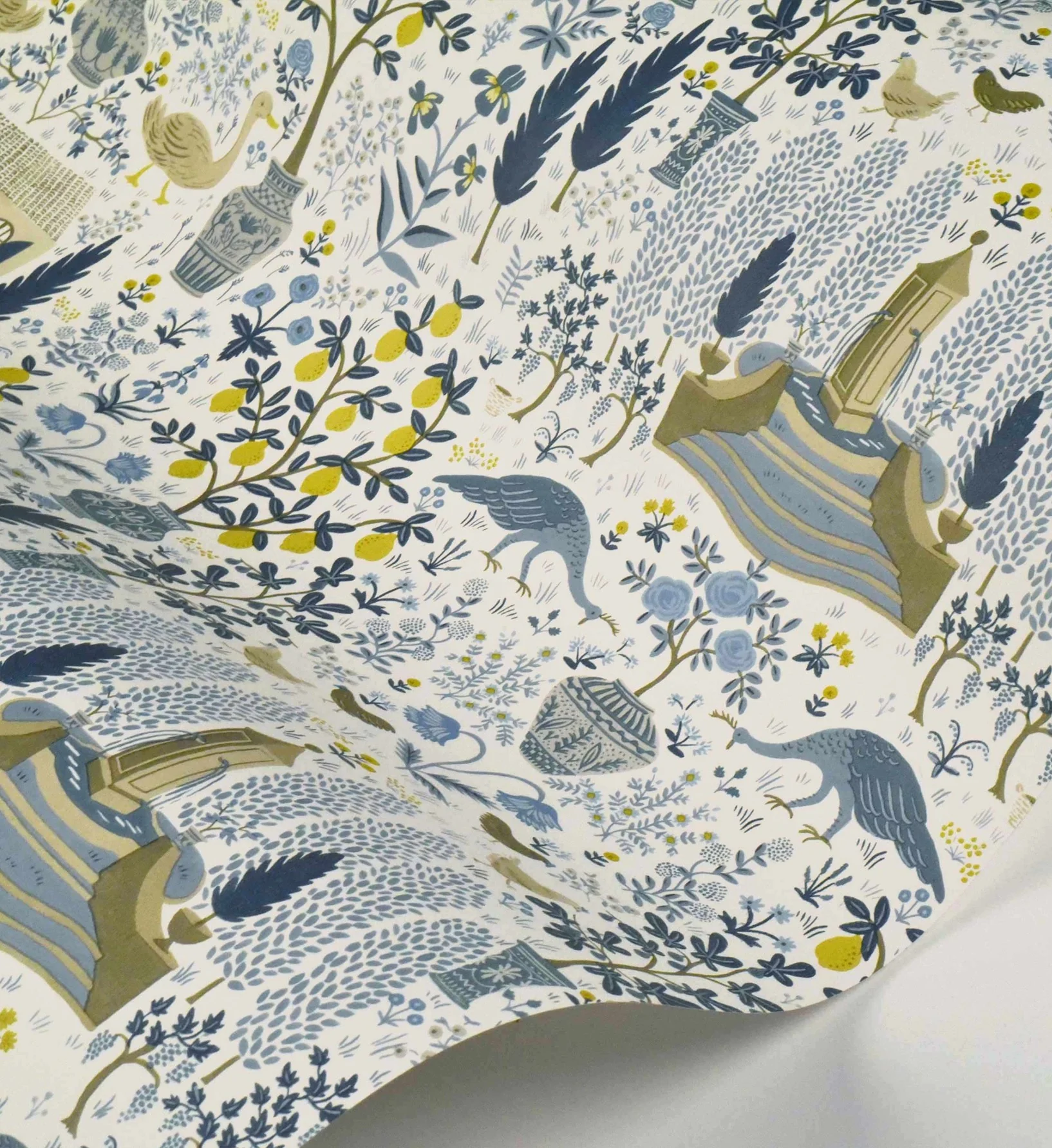 Camont Wallpaper - Indigo - Image 4