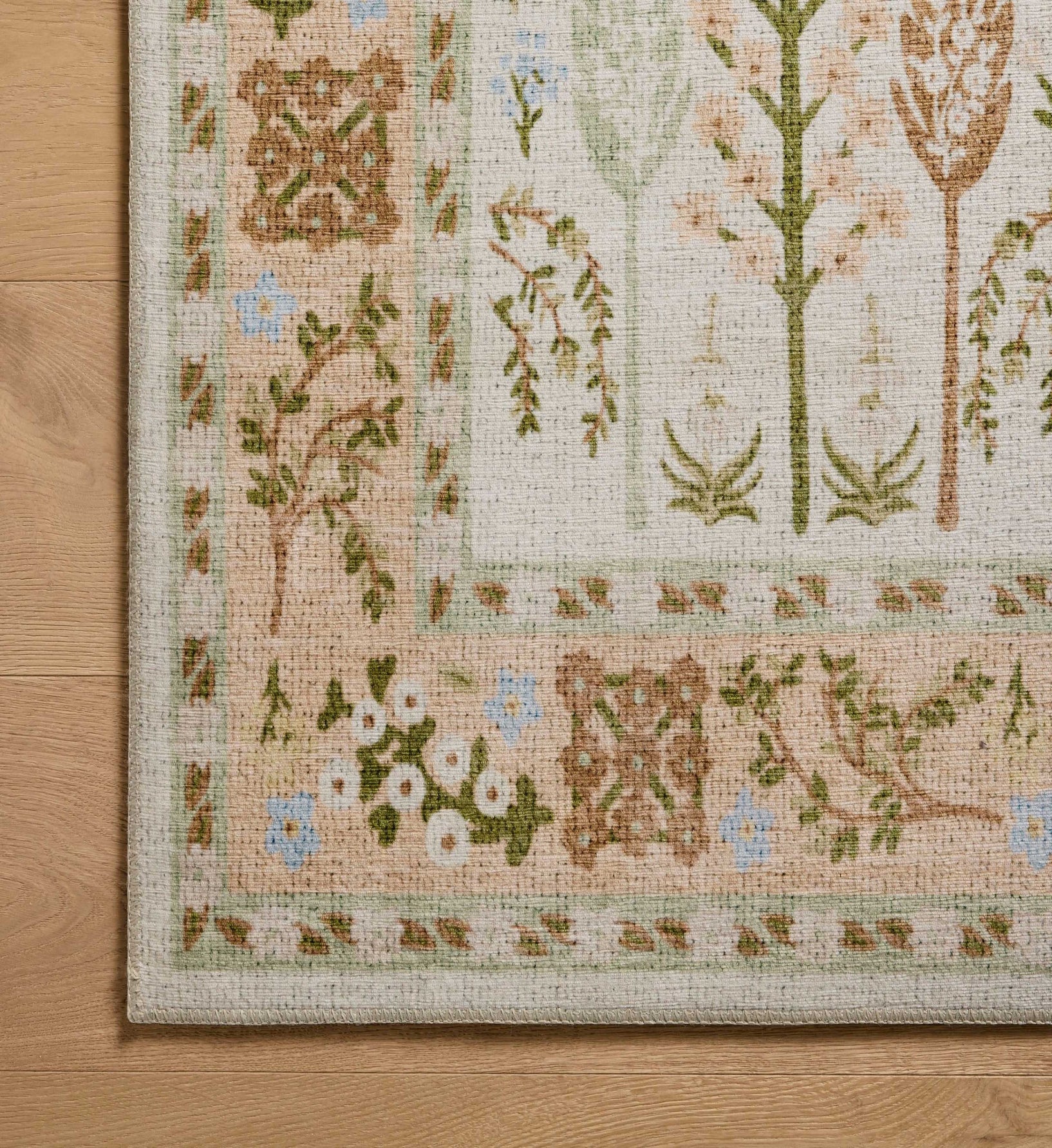 Canopy Bough Printed Rug - Cream - Image 2