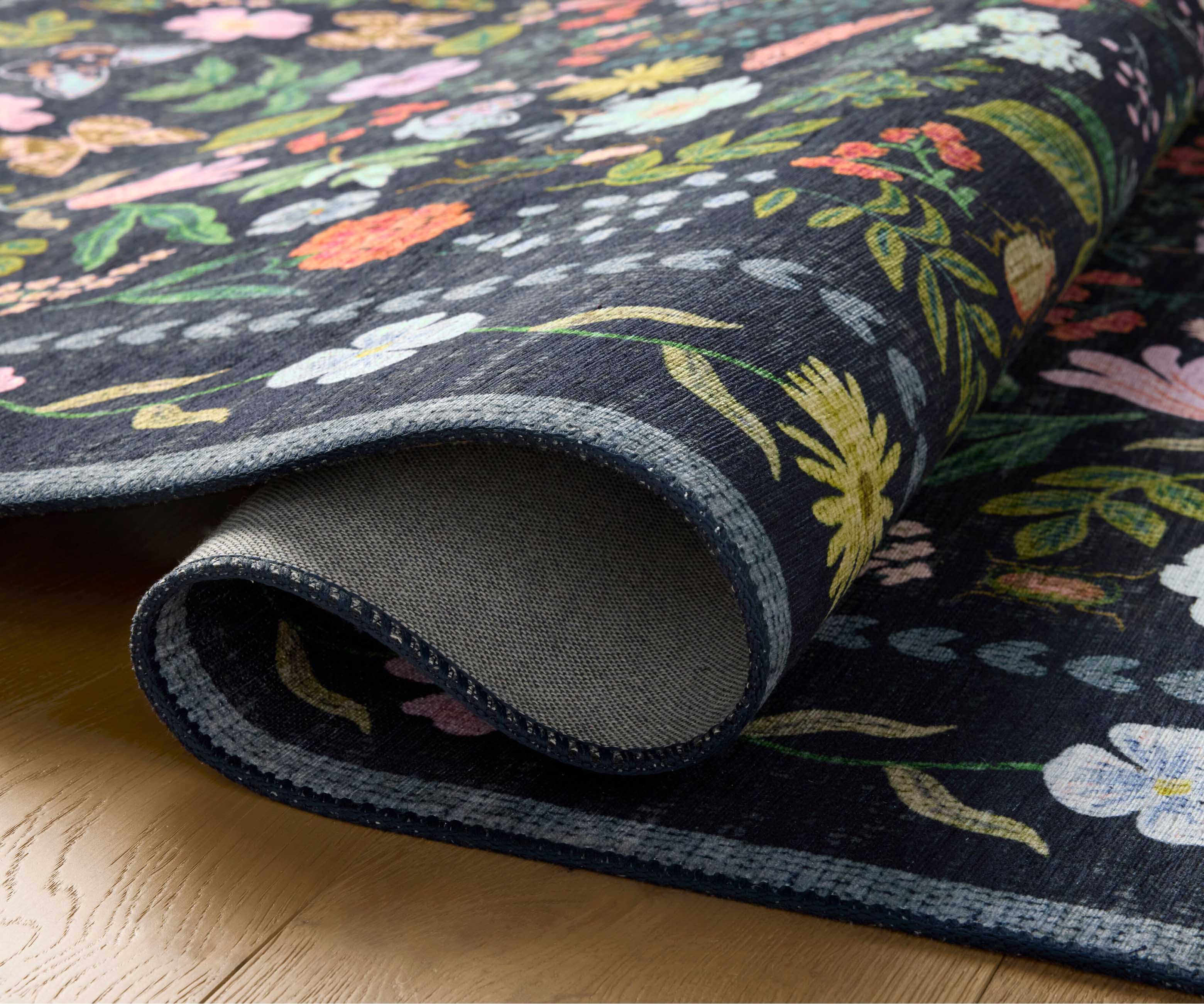 Canopy Curio Printed Rug - Charcoal - Image 3