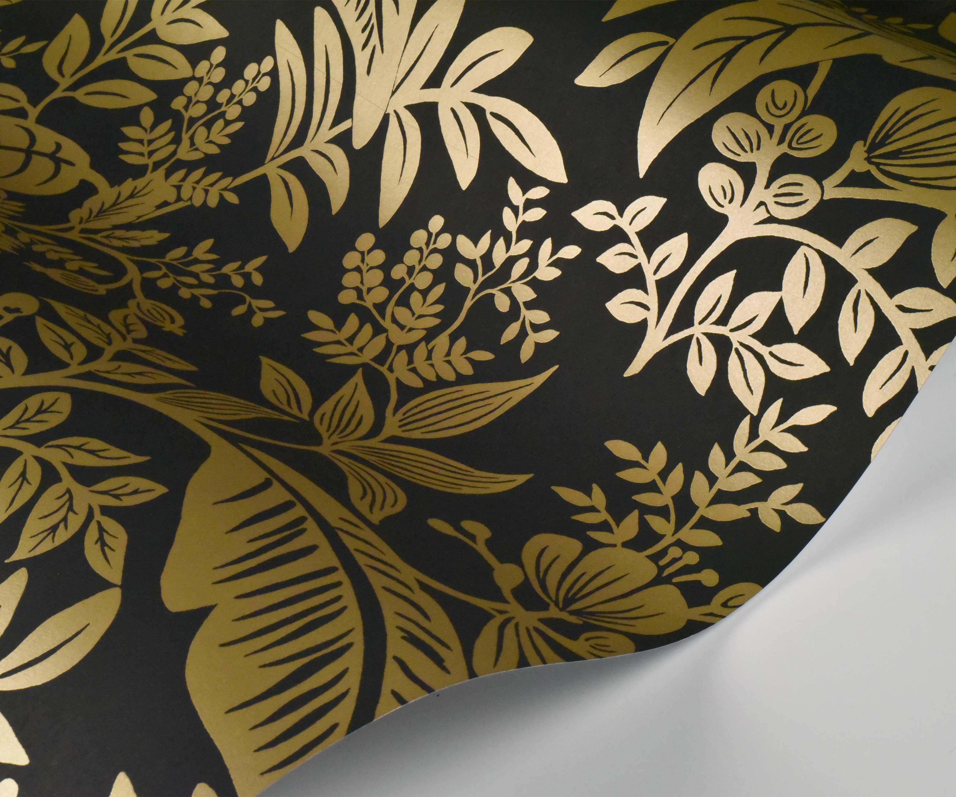 Canopy Wallpaper - Metallic Gold & Black - Image 4