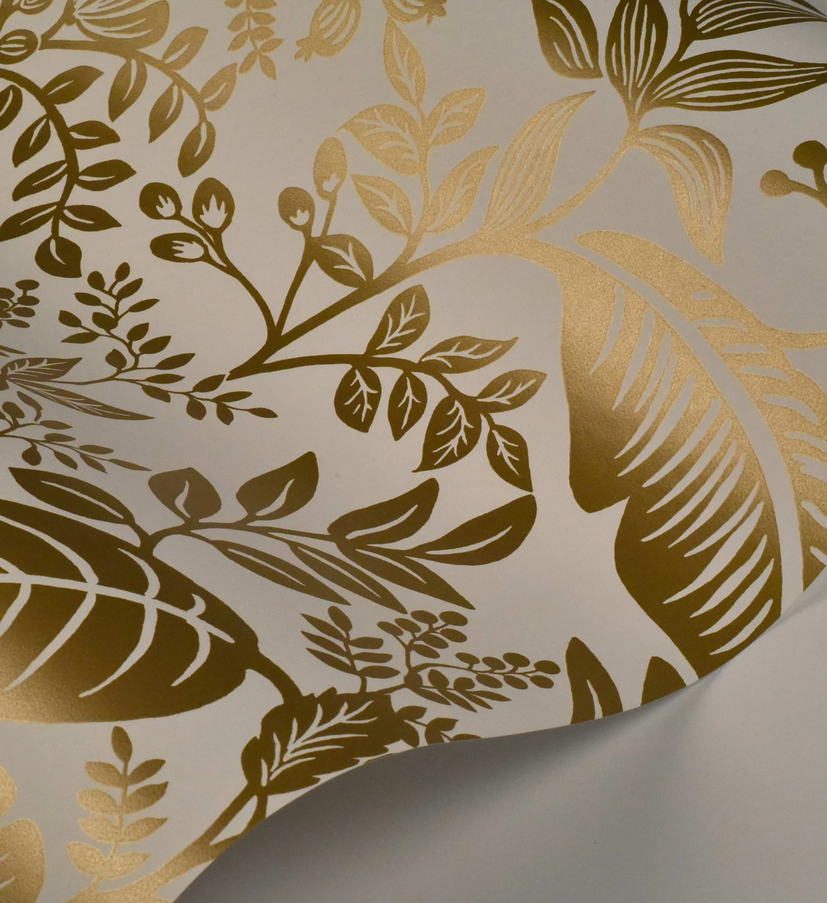 Canopy Wallpaper - Metallic Gold & White - Image 3