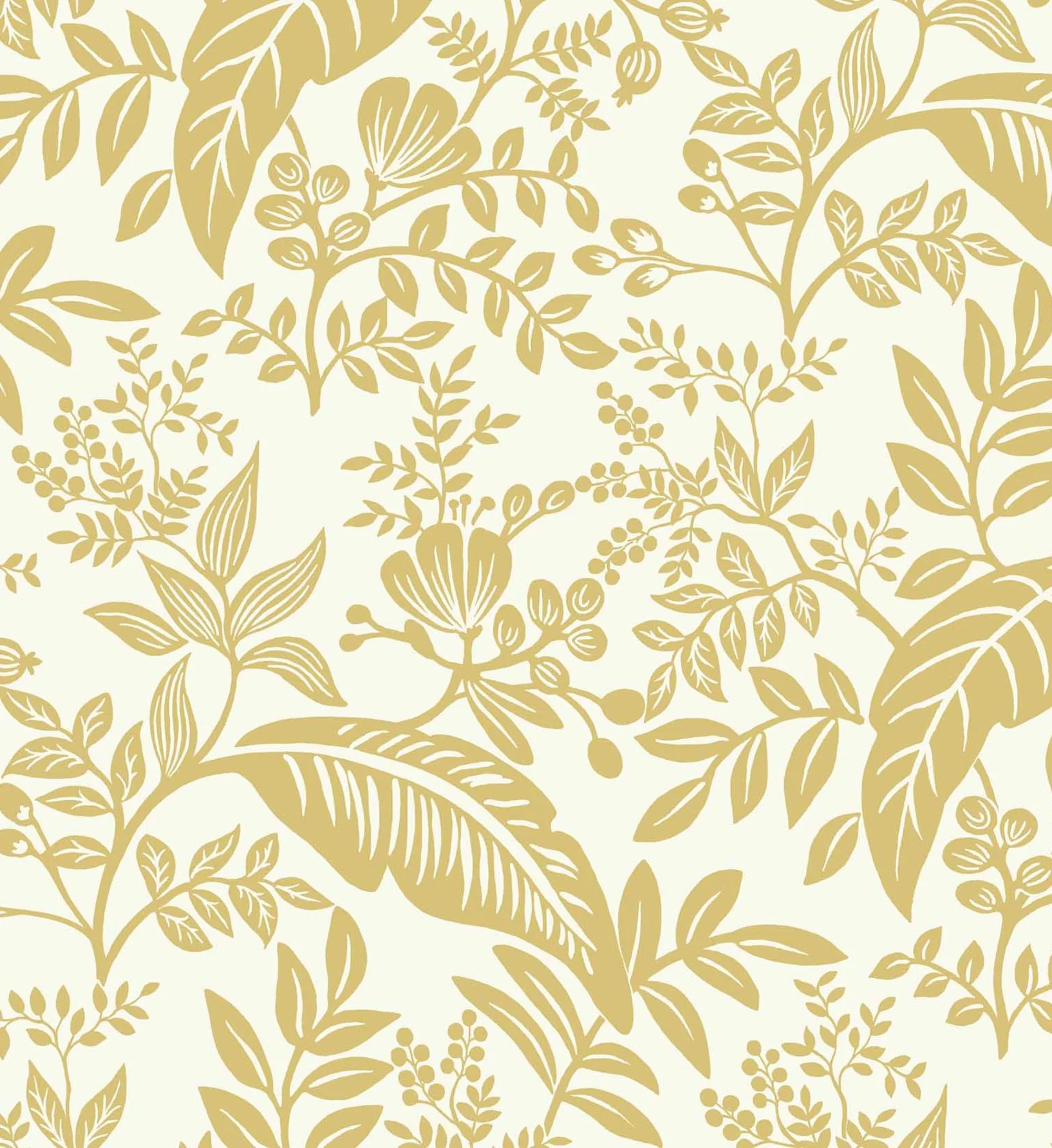 Canopy Wallpaper - Metallic Gold & White - Image 4