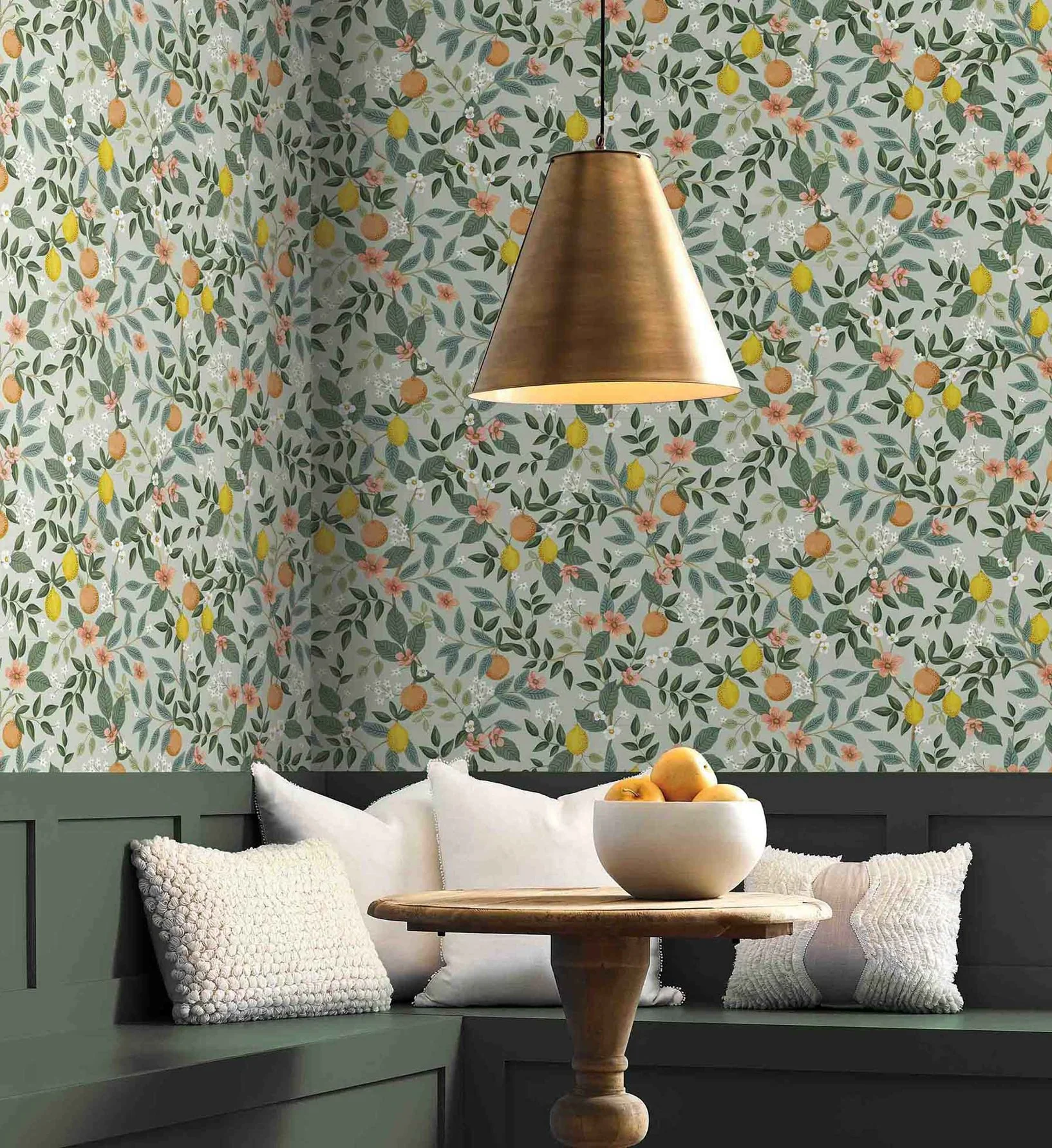 Citrus Grove Peel & Stick Wallpaper - Mint - Image 2