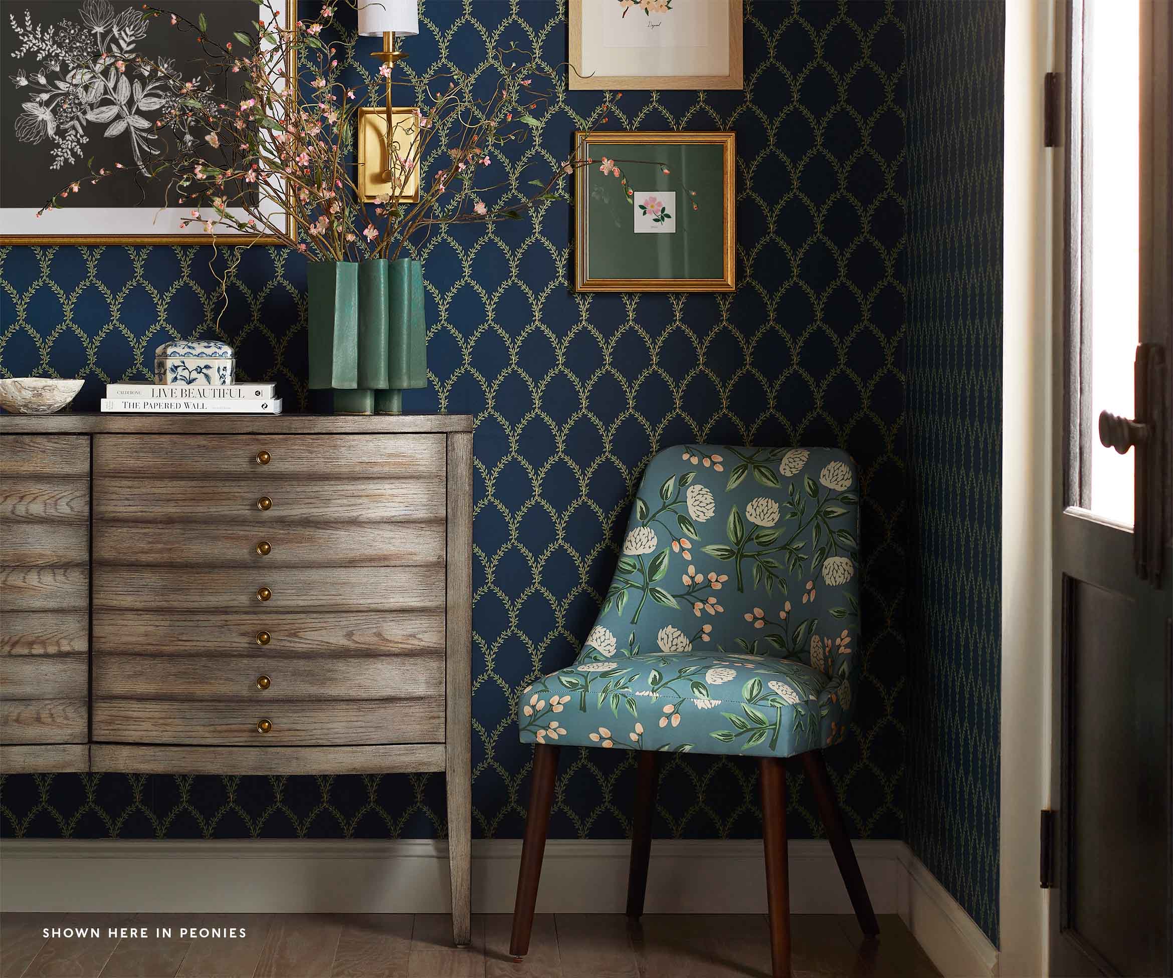 Clare Dining Chair - Garden Party Blue - Image 6