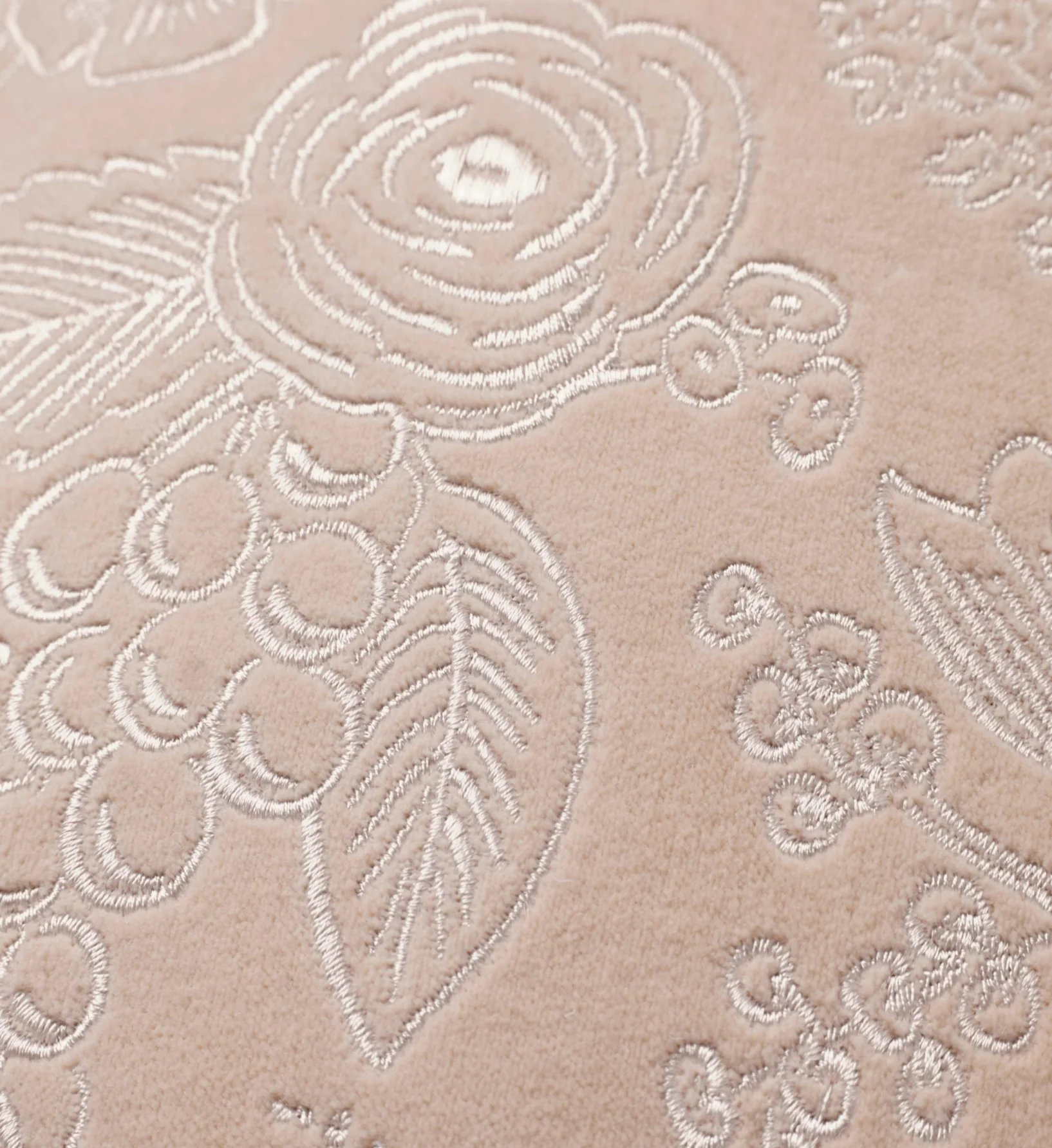 Colette Embroidered Pillow - Blush - Image 2