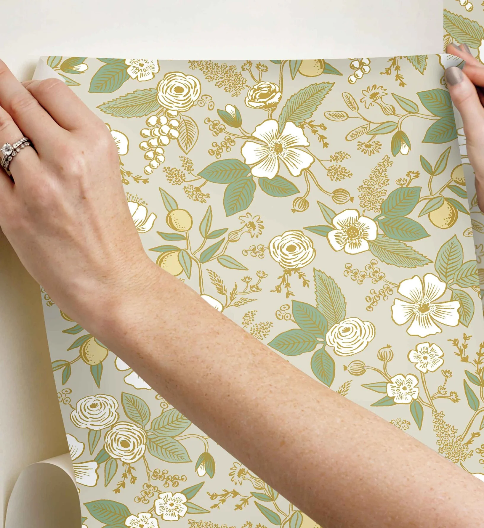 Colette Peel & Stick Wallpaper - Linen - Image 4
