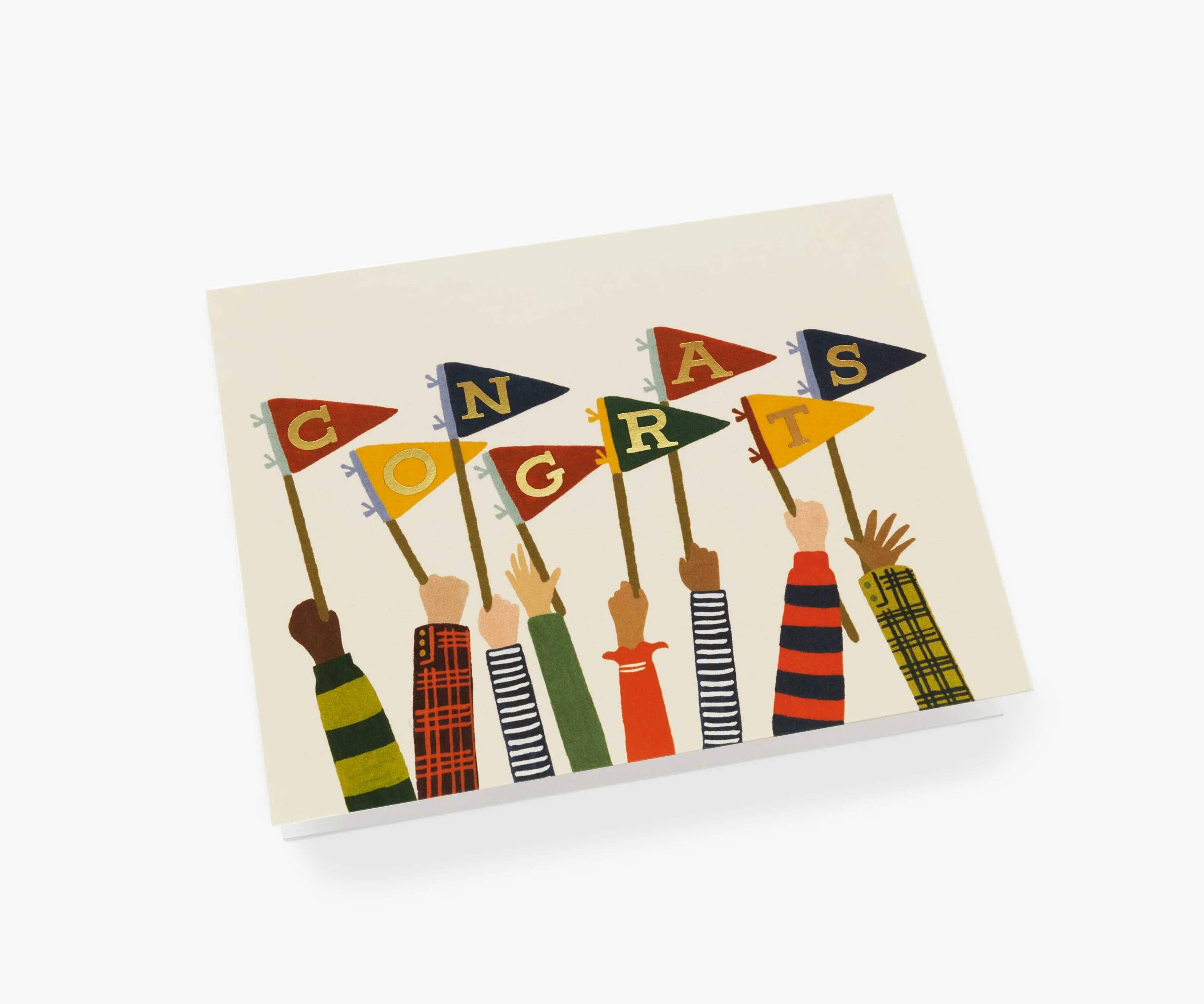 Congrats Pennants Congrats Card - Single Card - Image 2