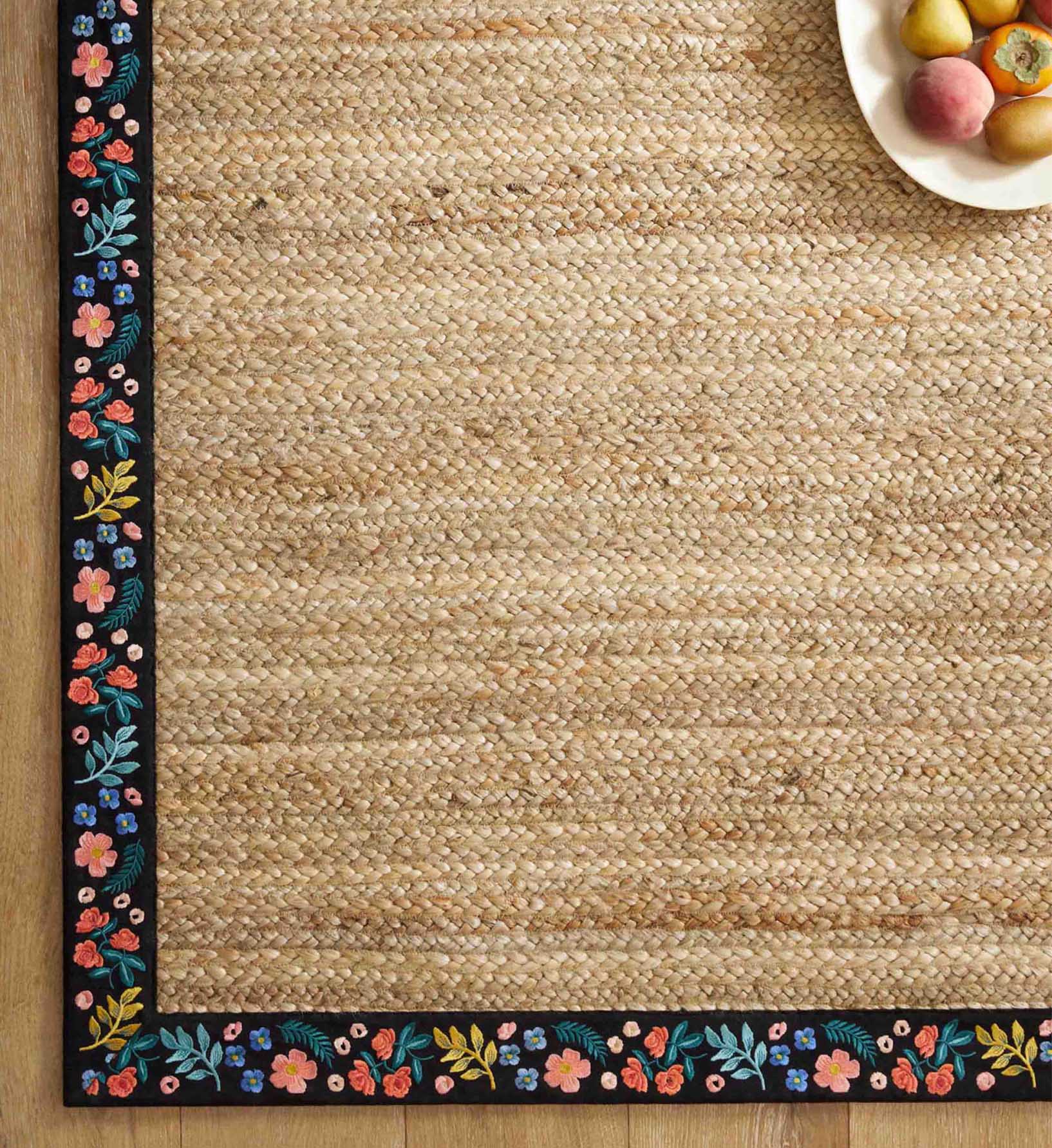 Costa Wildwood Jute Rug - Natural & Black - Image 3