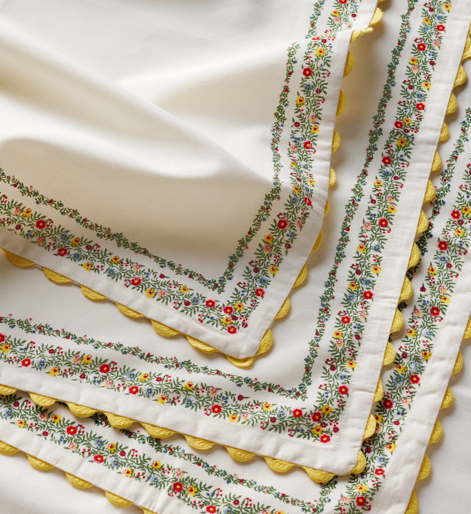 Cotton Napkin Set - Rosette - Image 5