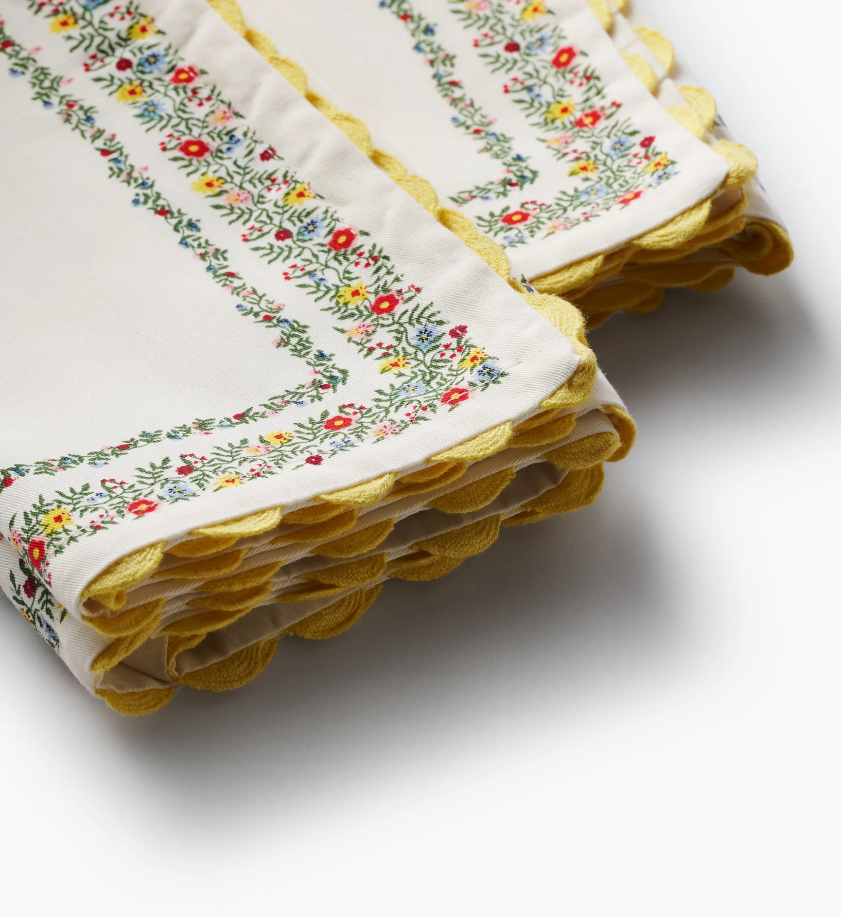 Cotton Napkin Set - Rosette - Image 6