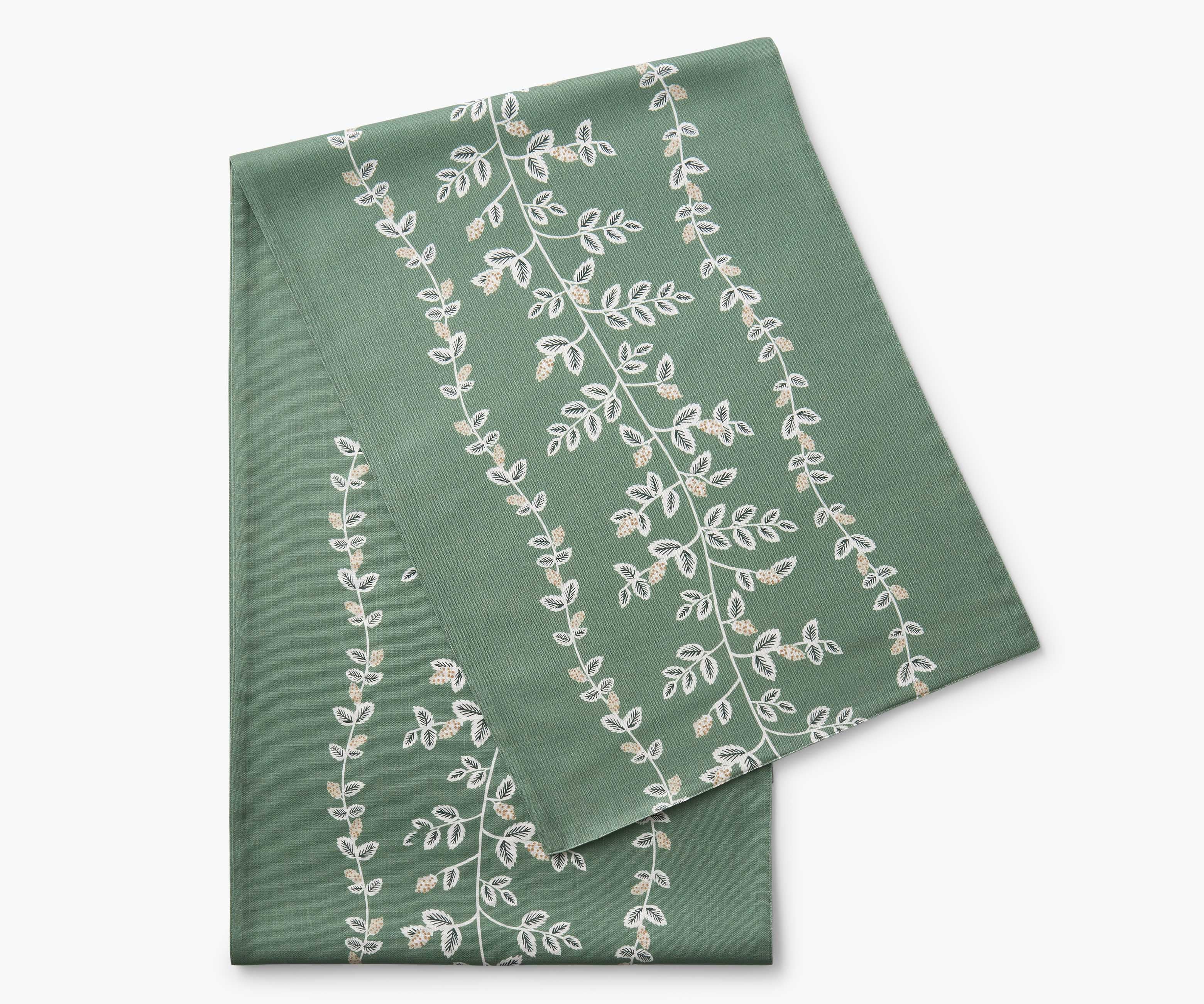 Cotton Table Runner - Climbing Vines - Image 4