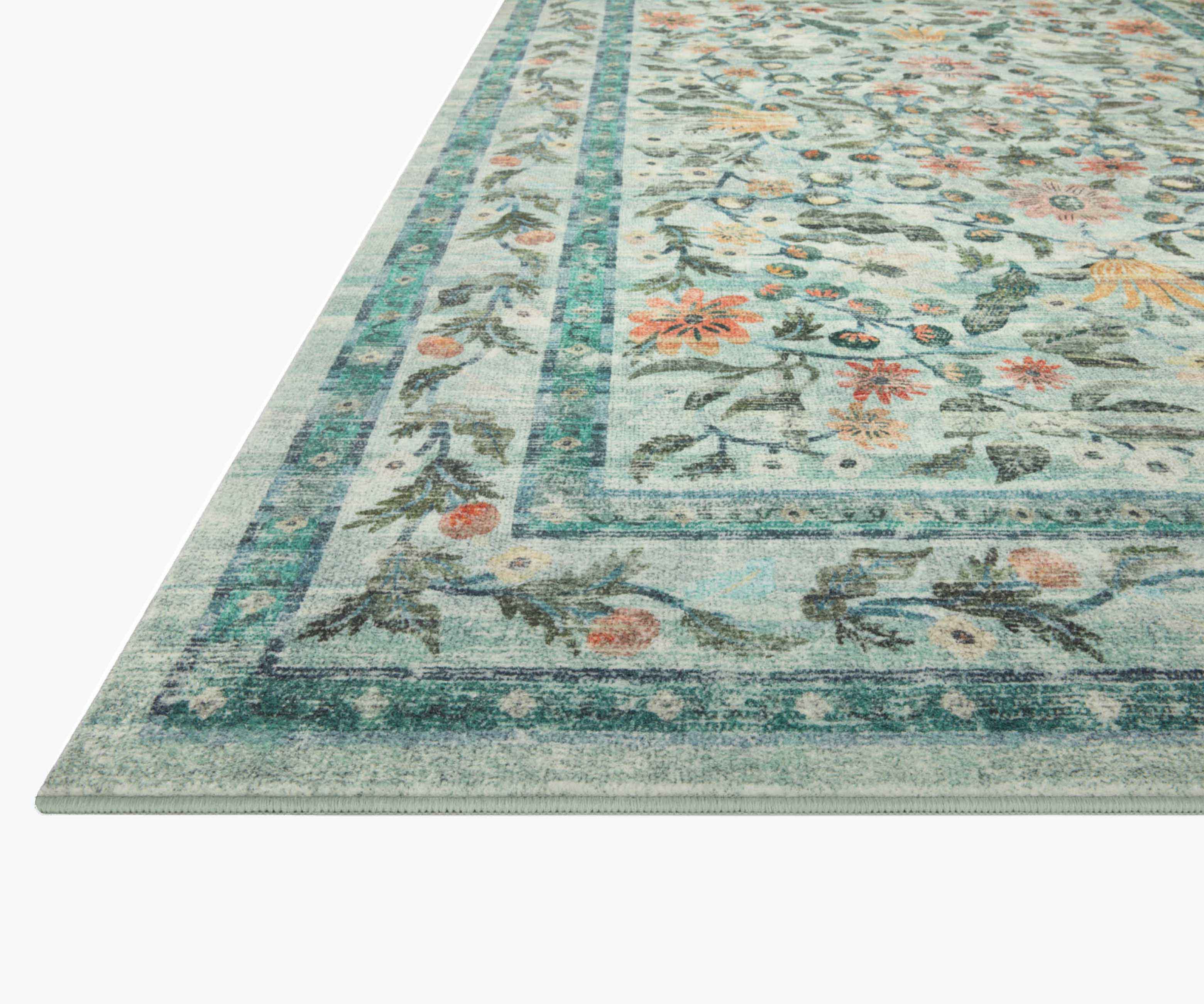 Courtyard Eve Printed Rug - Sage - Image 7