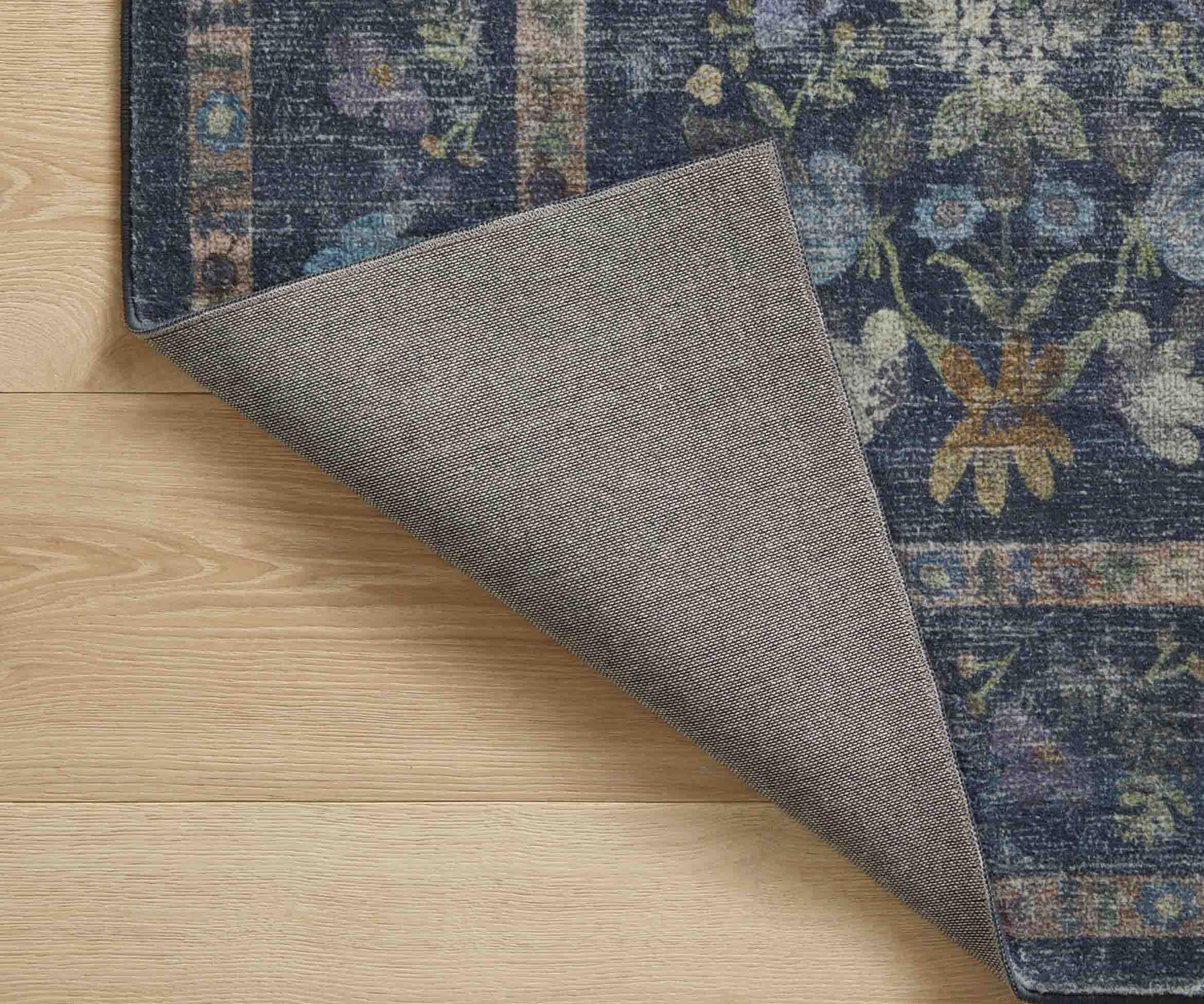 Courtyard Seville Printed Rug - Navy - Image 4