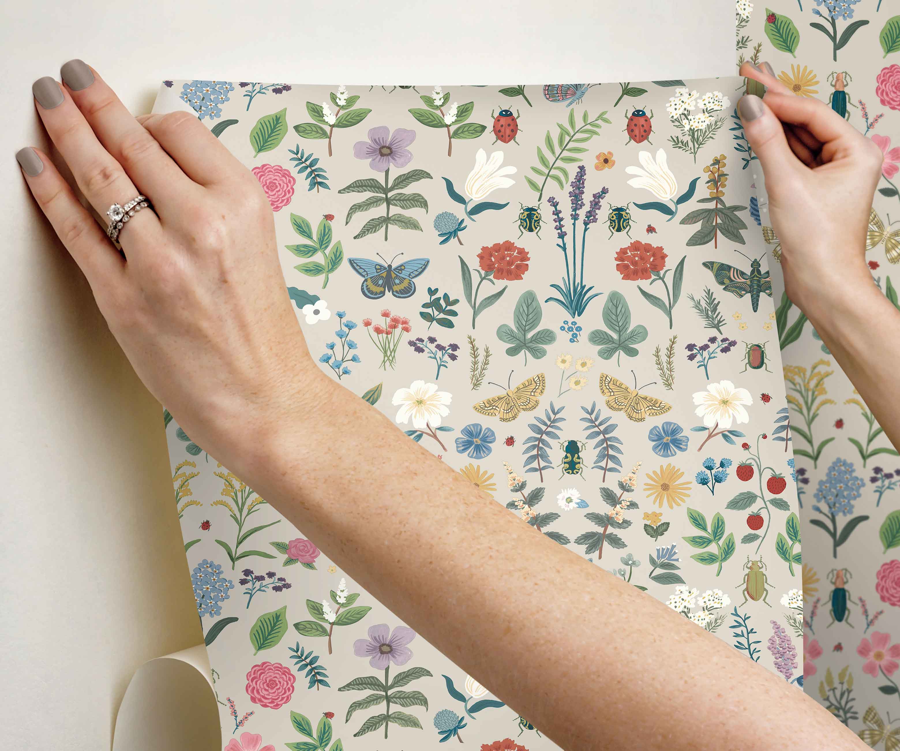 Curio Peel & Stick Wallpaper - Linen - Image 4