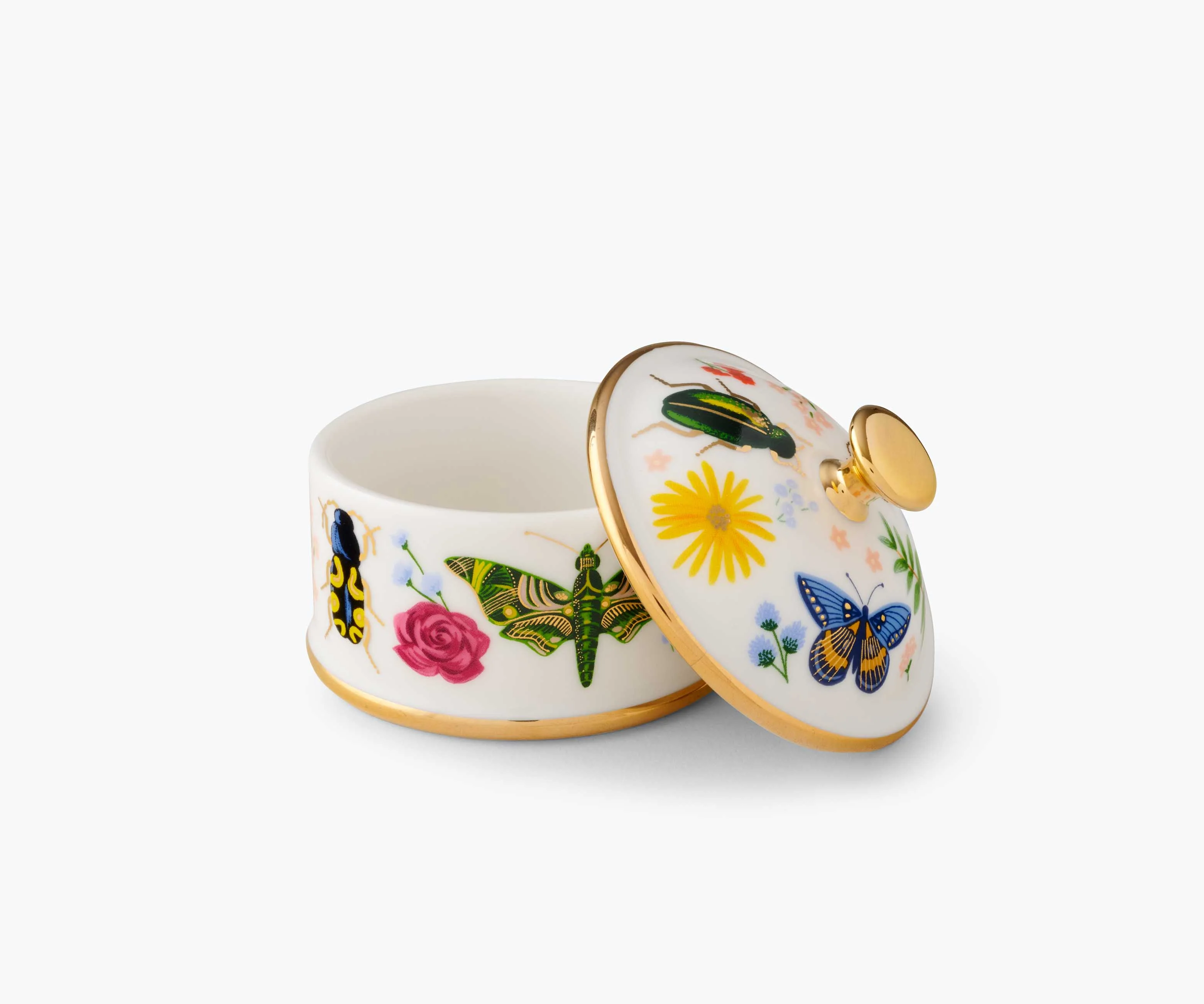 Round Porcelain Box - Curio - Image 4