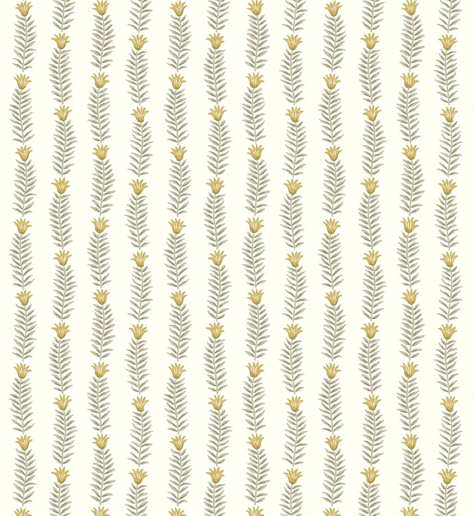 Eden Wallpaper - White & Metallic Gold - Image 3