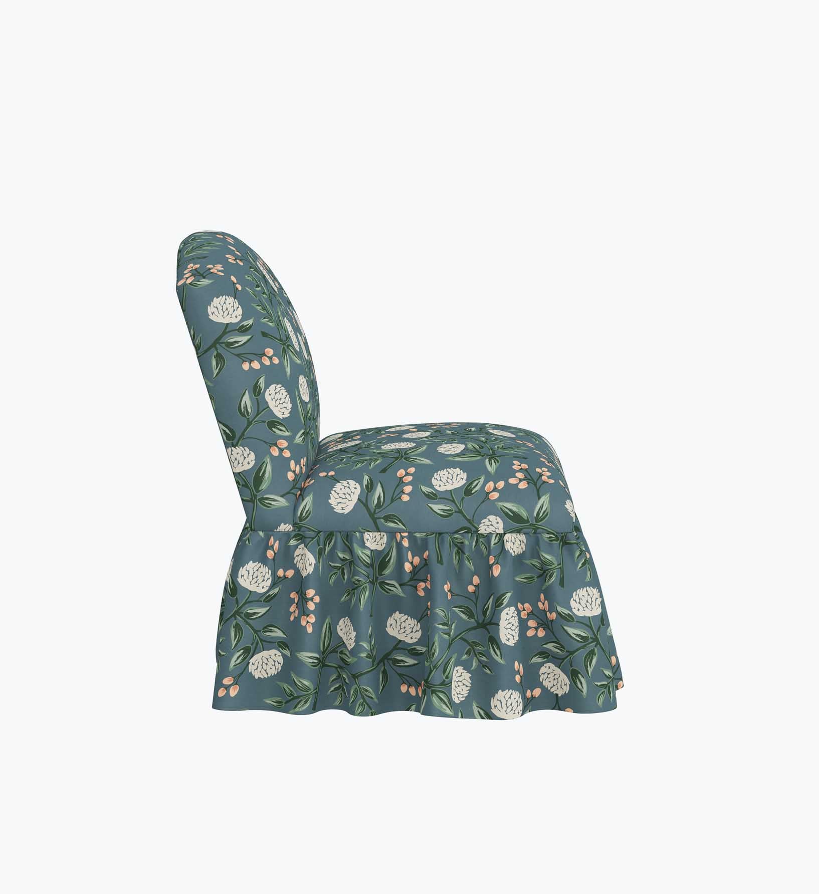 Edie Slipper Chair - Peonies - Image 3