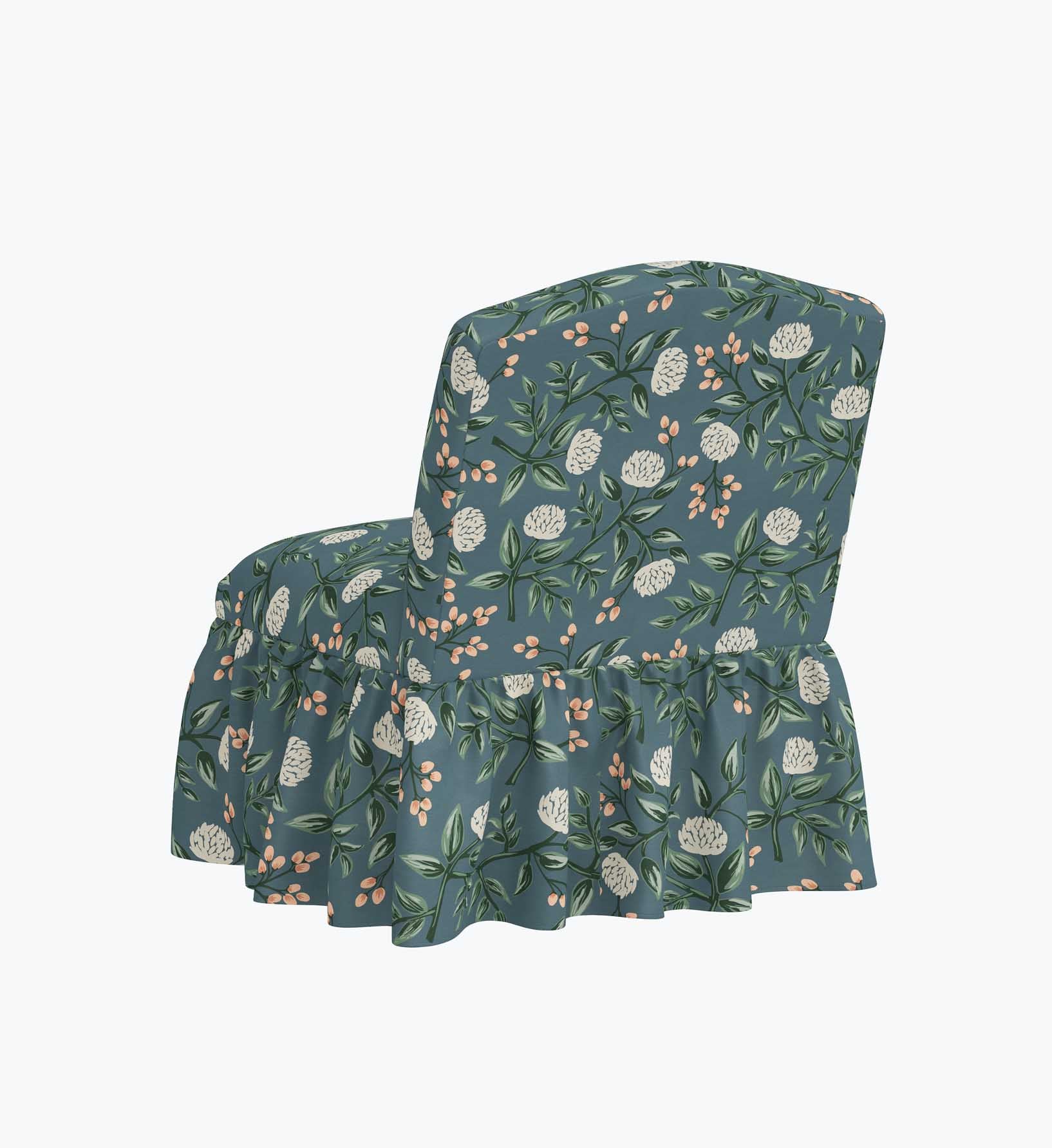 Edie Slipper Chair - Peonies - Image 4