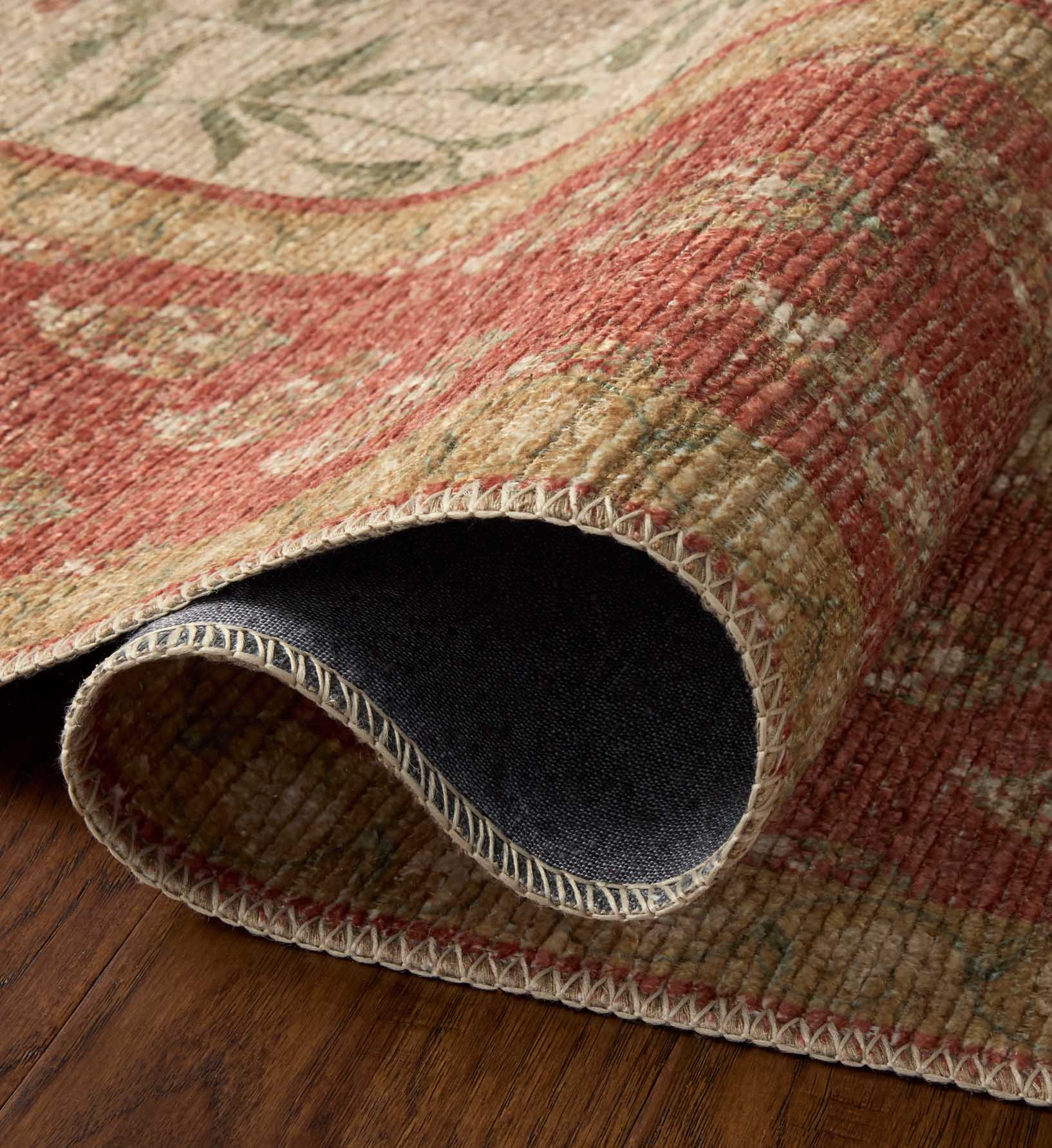 Edinburgh Aster Power Loomed Rug - Ivory & Spice - Image 4