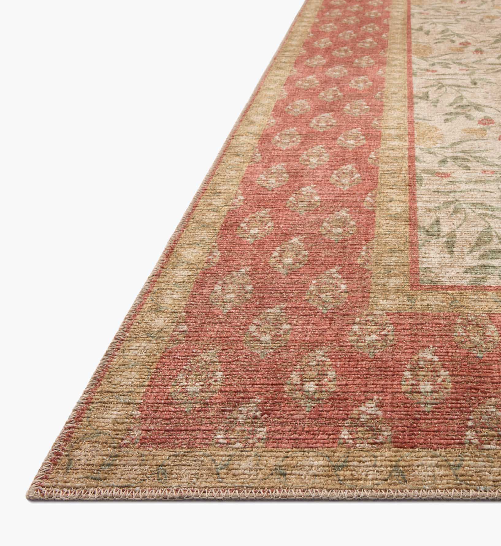 Edinburgh Aster Power Loomed Rug - Ivory & Spice - Image 5